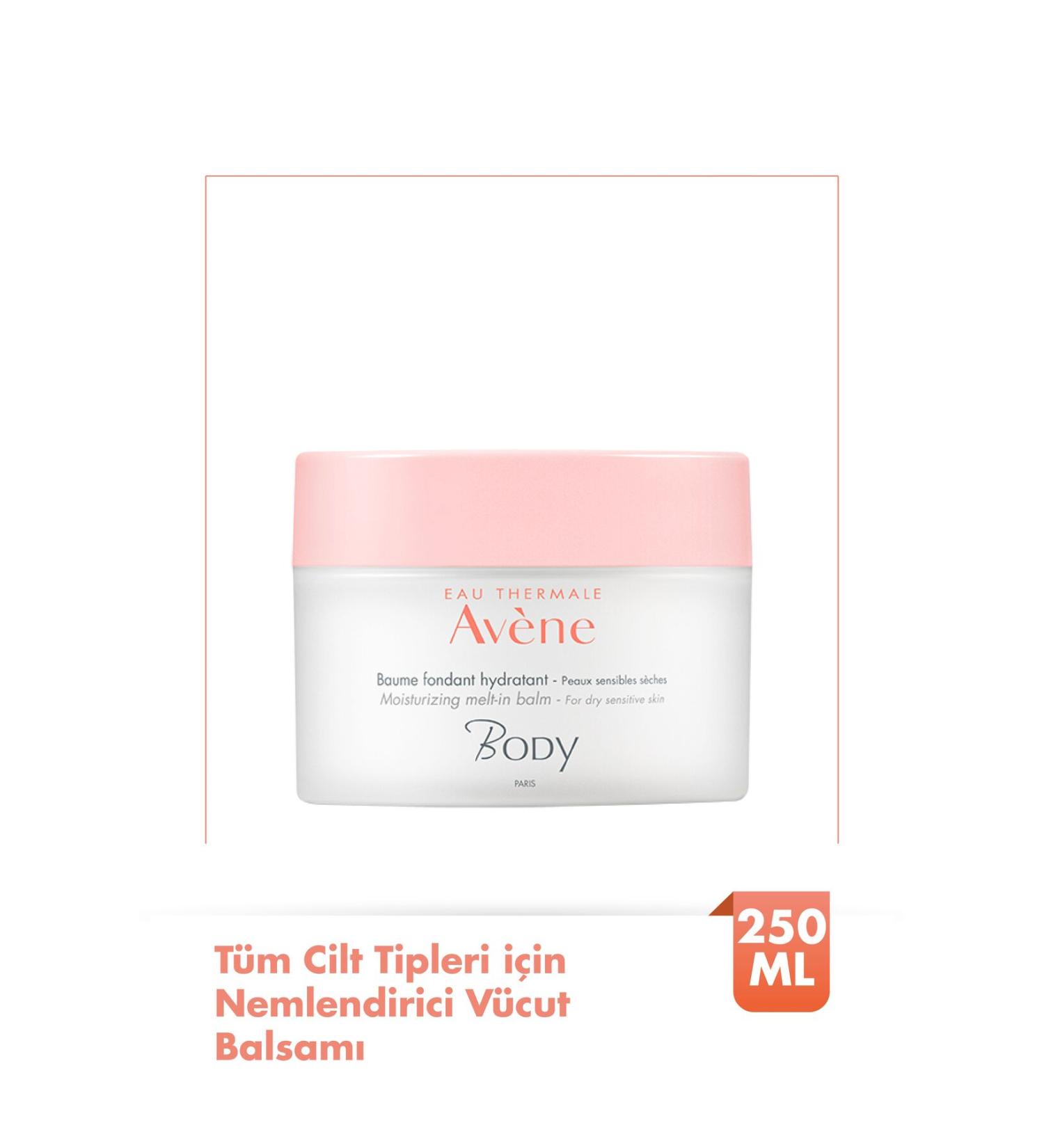 Avene Body Moisturizing melt-in Balm 250 ml - Moisturizing Body Balm for All Skin Types