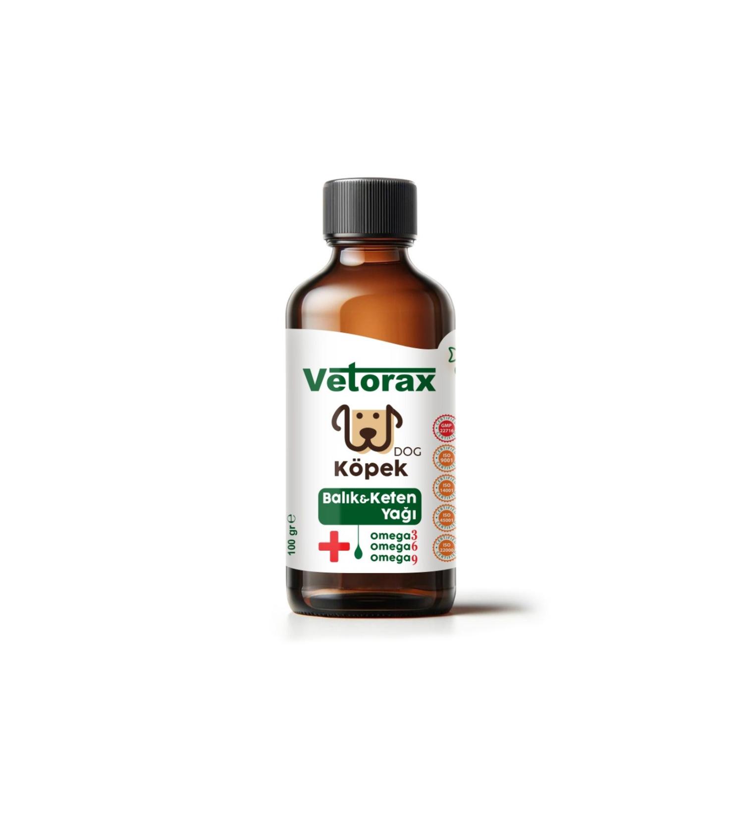 Vetorax Fish & Flax Oil for Dogs 100gr.
