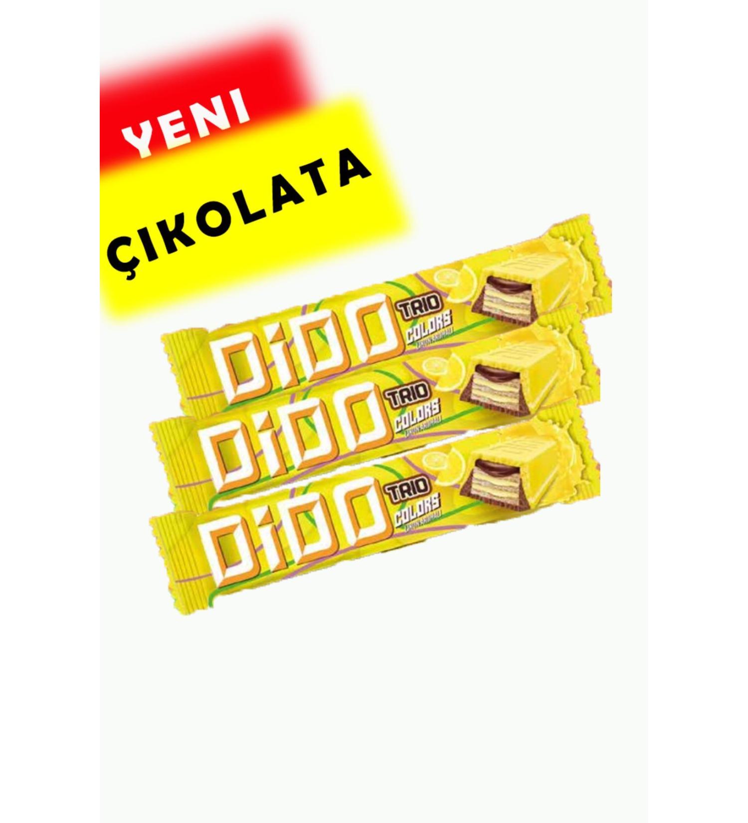 Ulker Dido Colors Lemon 36.5 gr x 24 Pieces