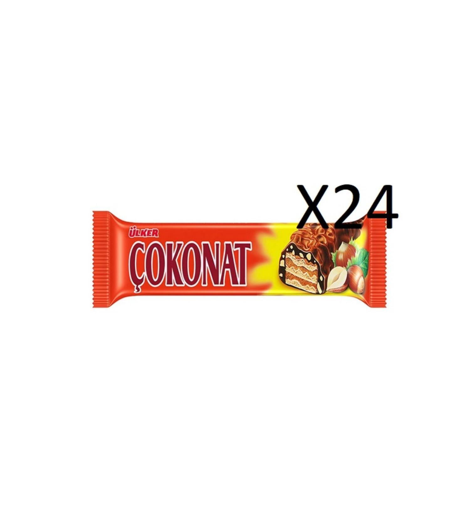 Ulker Coconat Coated Wafer 33 GX 24 Pieces