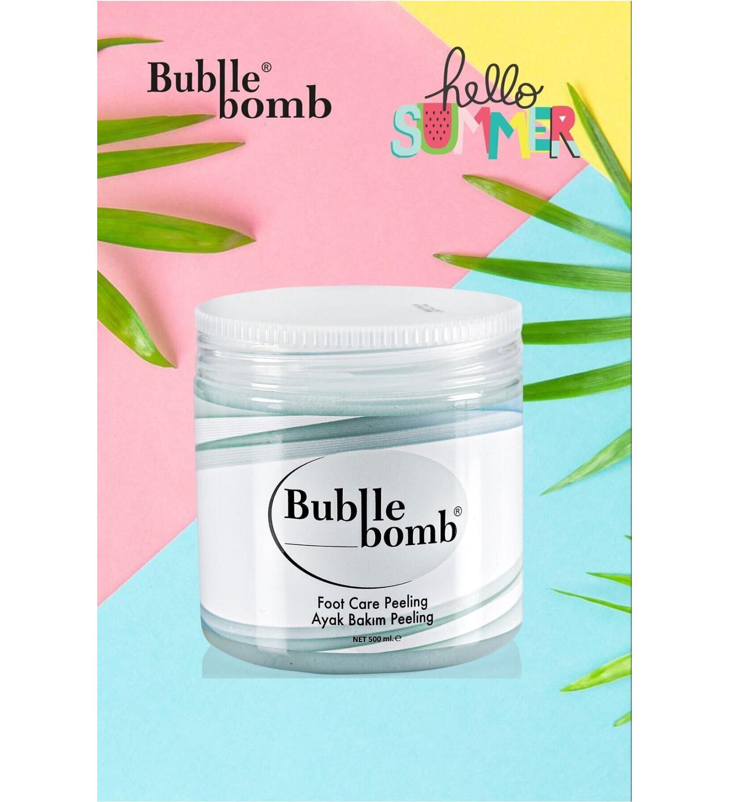 BUBBLEBOMB Foot Care Peeling 500ml - Buy Online on GoSupps.com