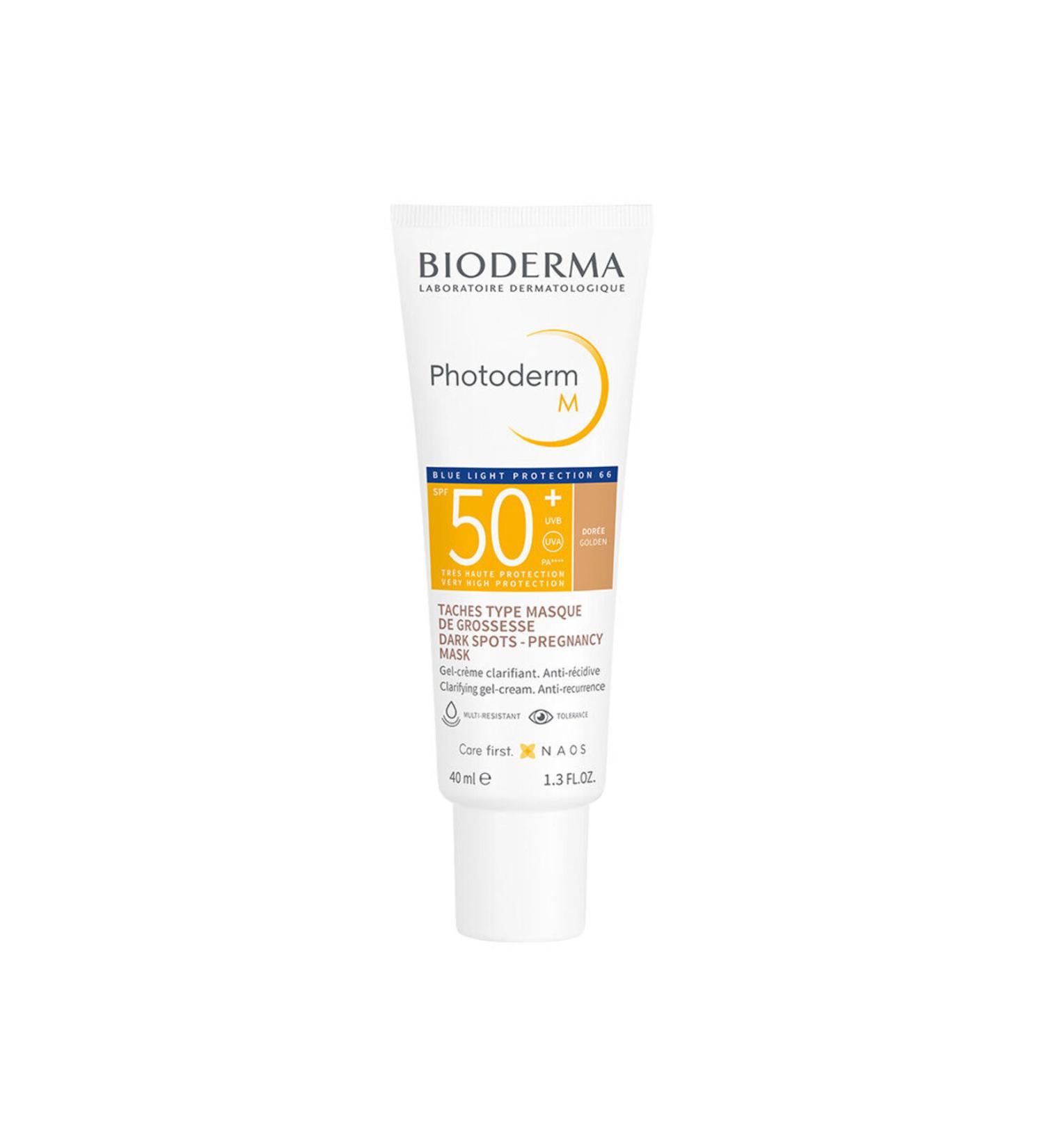 Bioderma Photoderm M SPF50+ Golden Blue light anti-dark spot light sunscreen - 40ml