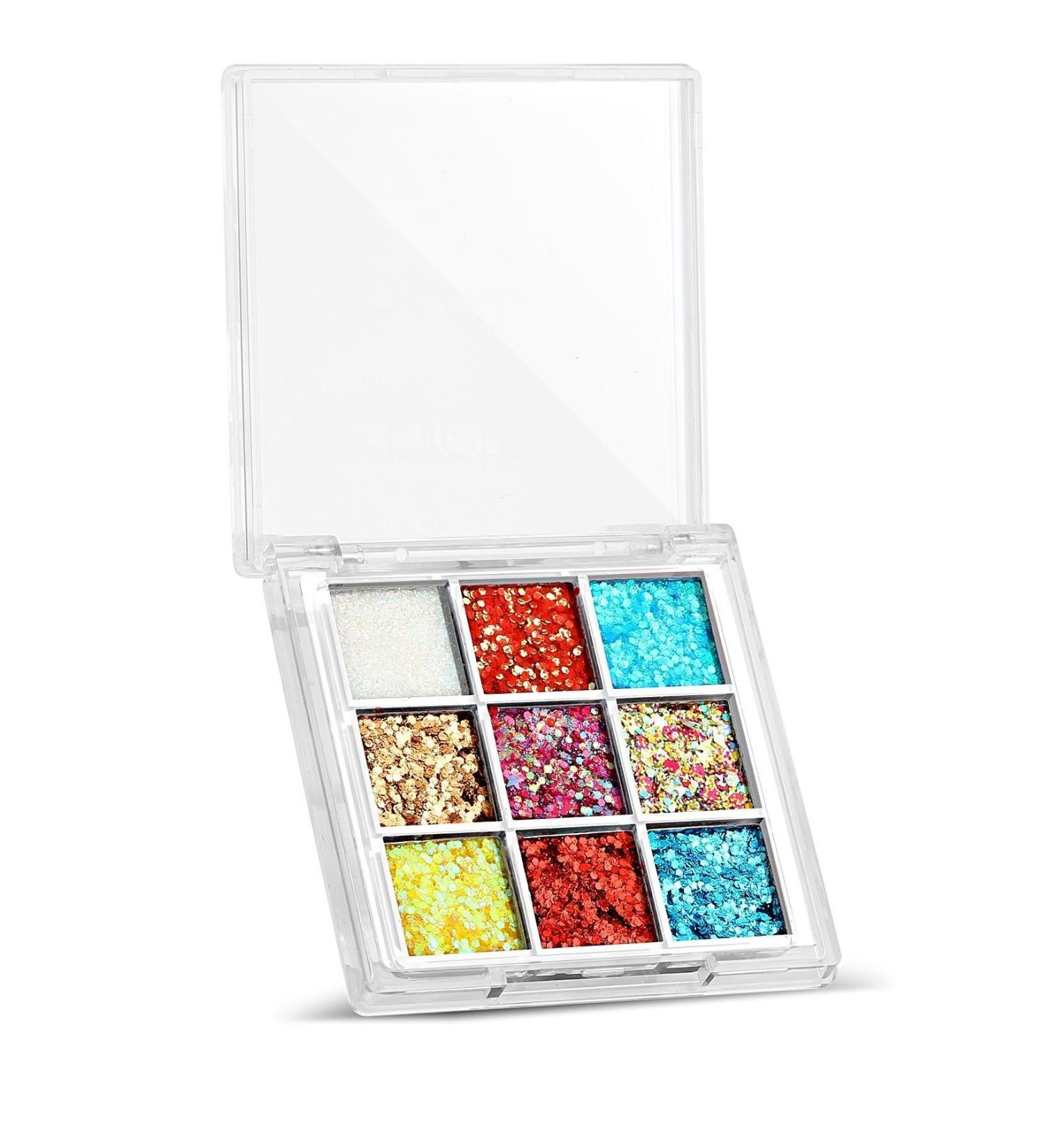 BIYUTREND High Quality 9 Glitter Palette Long Lasting and Durable Eyeshadow Palette - Buy Online on GoSupps.com