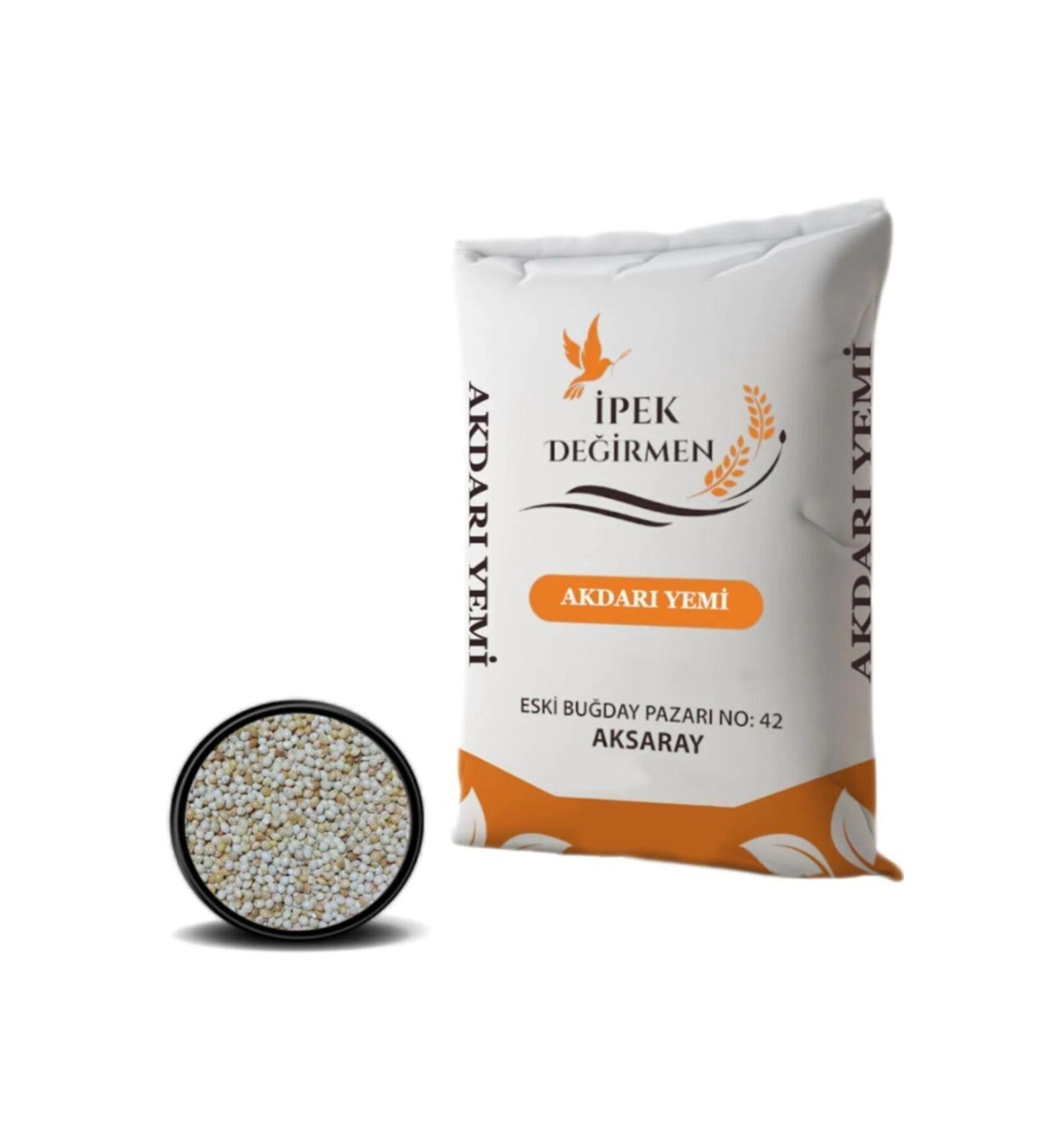 pek De irmen 5 Kg White Millet Budgie Parrot Nightingale Dust-free Bird Food