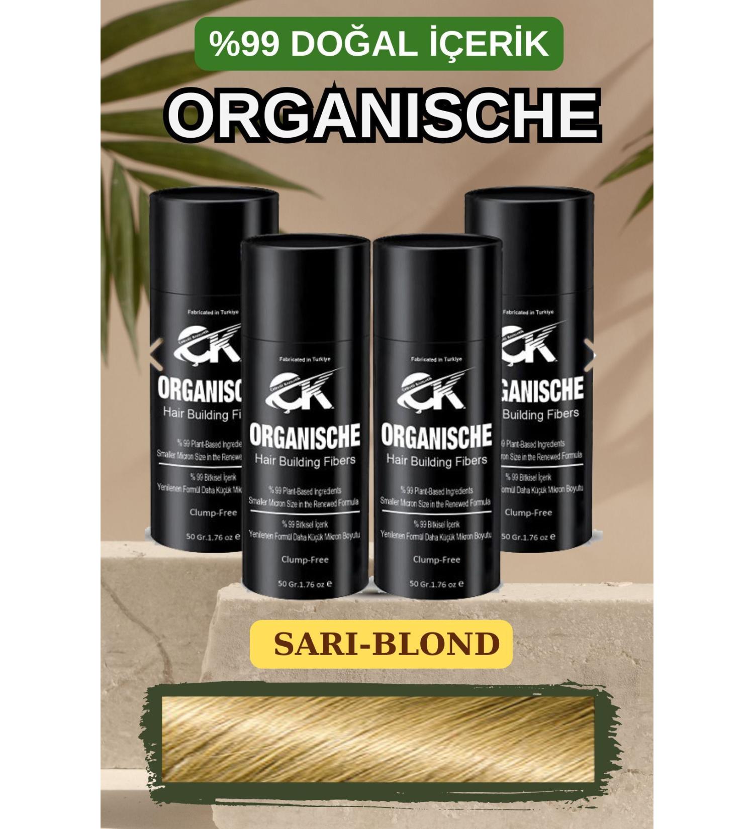 Organic Topik 50 gr. X 4 boxes 200 grams Yellow Color Hair Plumper 99% Herbal Content. - Buy Online on GoSupps.com