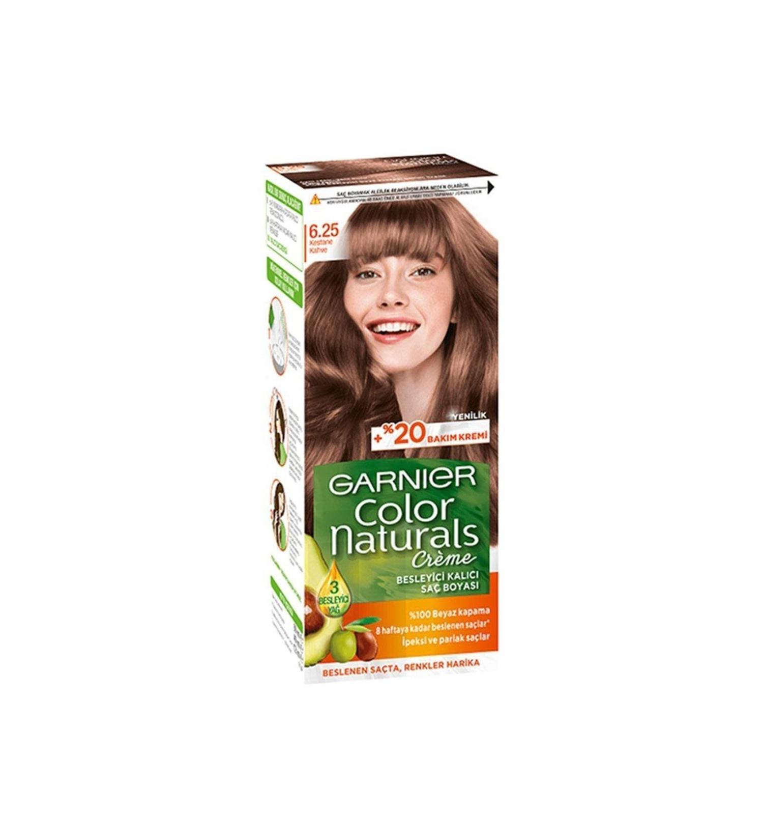 Garnier Color Naturals Hair Dye No:625 Chestnut Brown