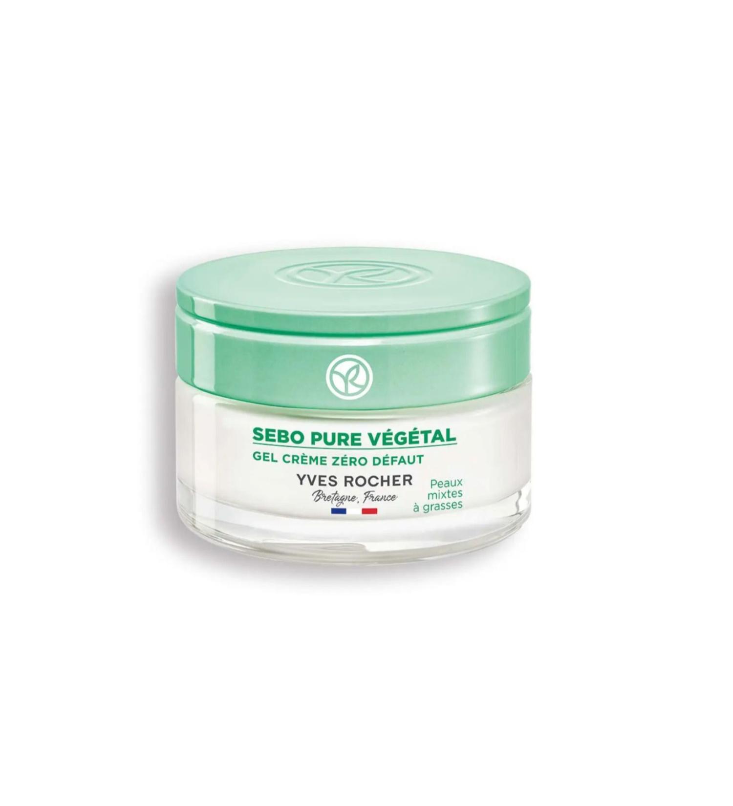 Yves Rocher Gel Cream Sebo Pure Vegetal Oil Balancing and Mattifying Zinc & Salicylic Acid 50 ml - Buy Online on GoSupps.com