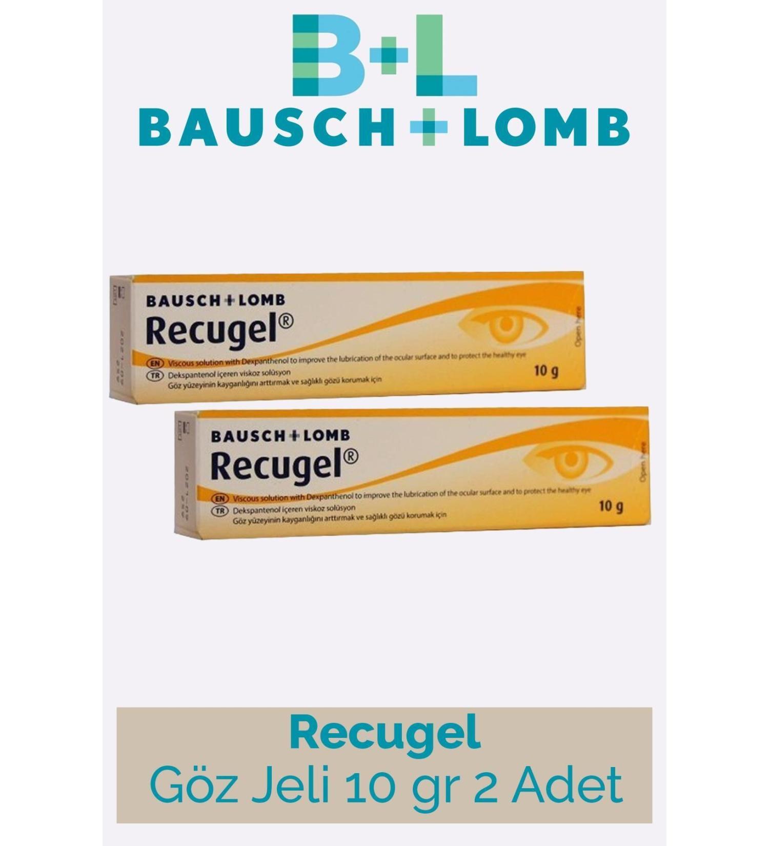 Bausch & Lomb Recugel Eye Gel 10 gr 2 Pieces