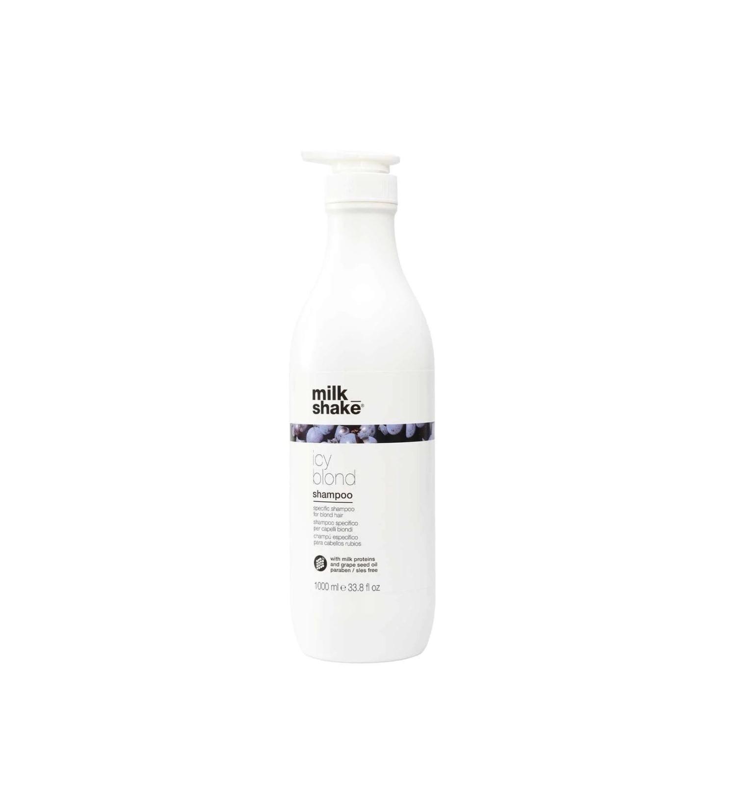 Milkshake Icy Blond Shampoo For Very Light Blonde And Platinum Blonde Hair 1.000 Ml