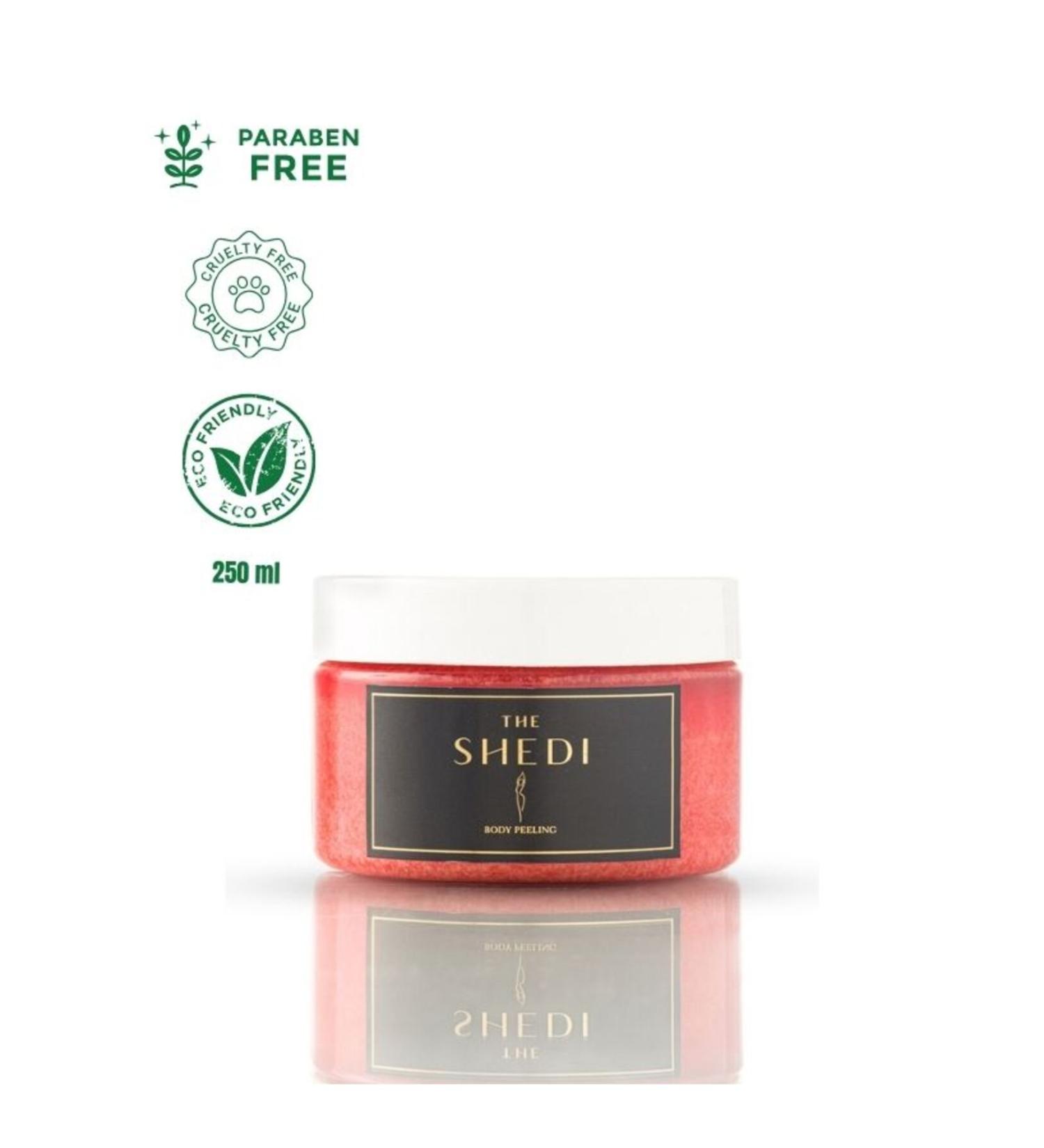 The SheDi Purifying and Brightening Body Strawberry Peeling 250gr - Buy Online on GoSupps.com