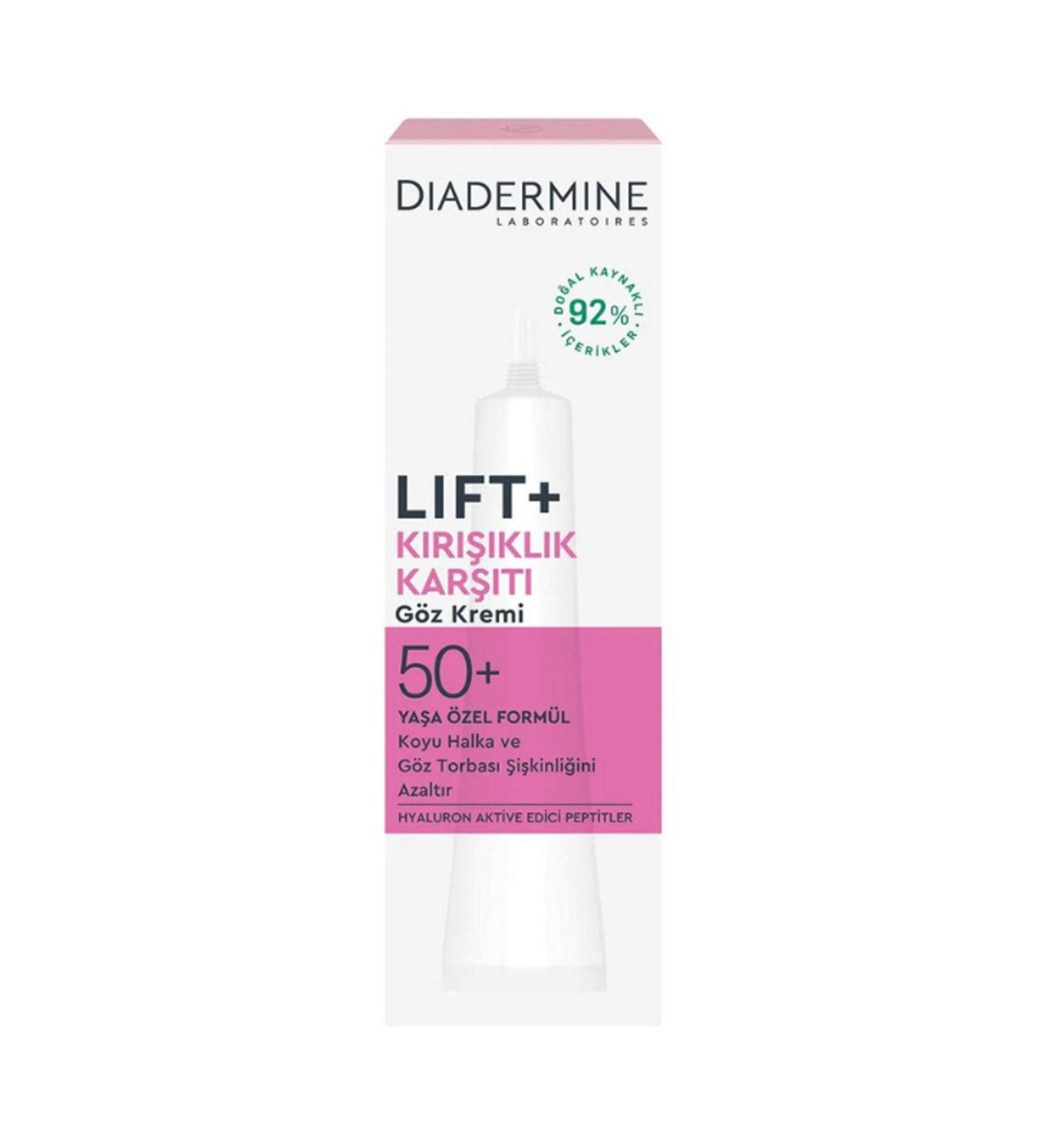 Diadermine Lift+ Anti-Wrinkle 50+ Eye Cream 15 Ml