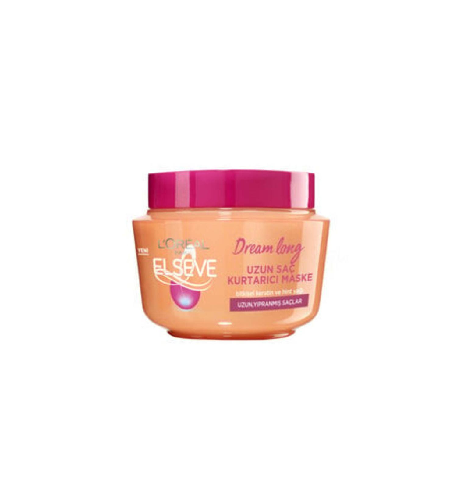 Baby ( CLAY MASK GIFT ) L'Or al Paris Elseve Dream Long Long Hair Rescue Mask 300ml ( 1 PIECE )