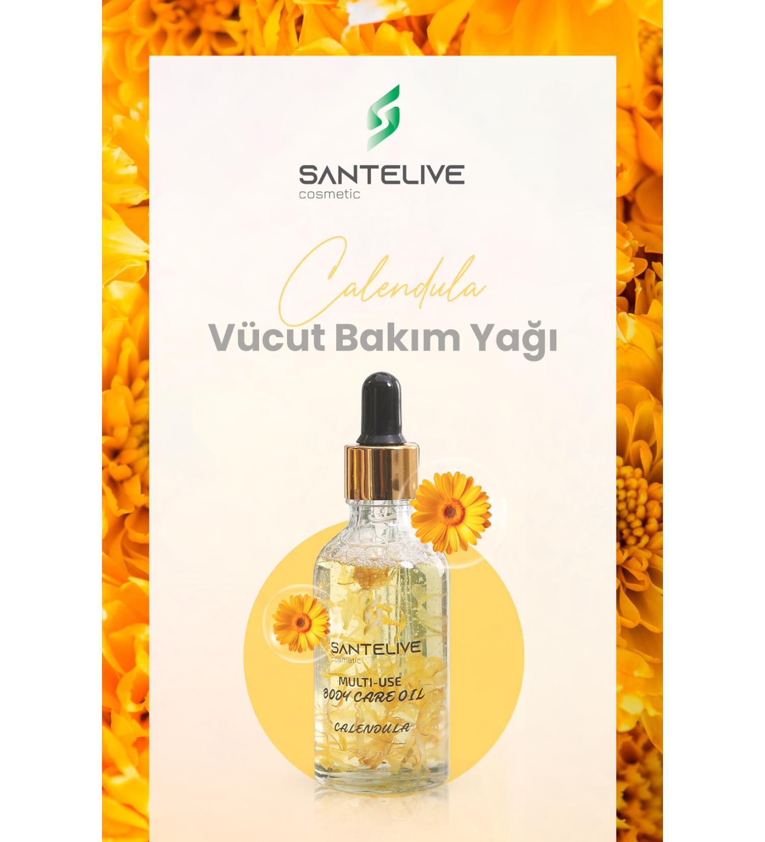 Santelive Calendula Body Care Oil - 50ml