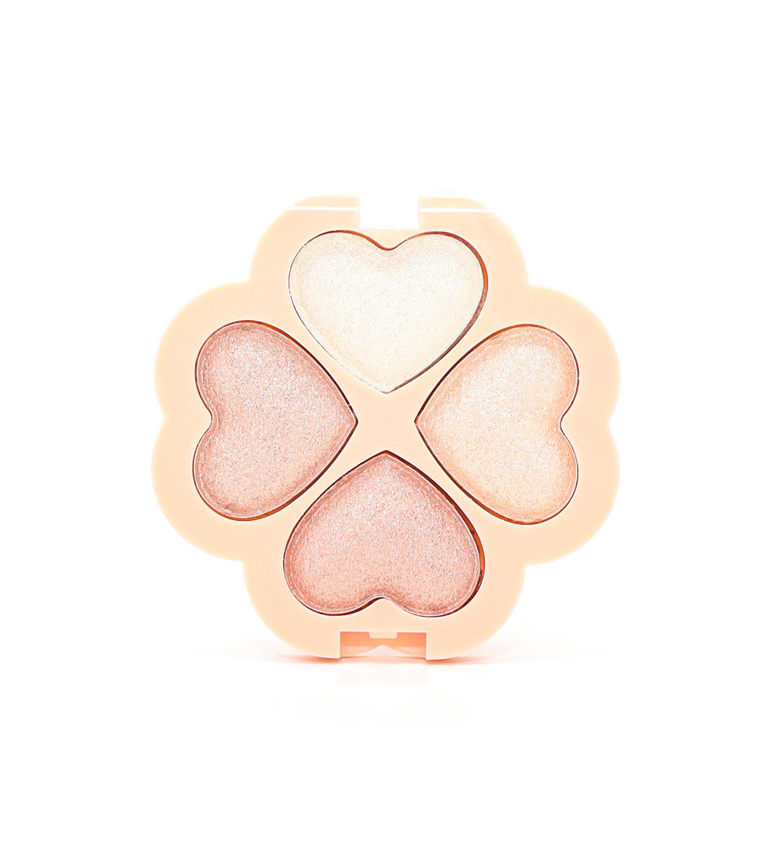 Roesia Rose Cosmetics Rose Bright 4-Pack Baked Highlighter Palette