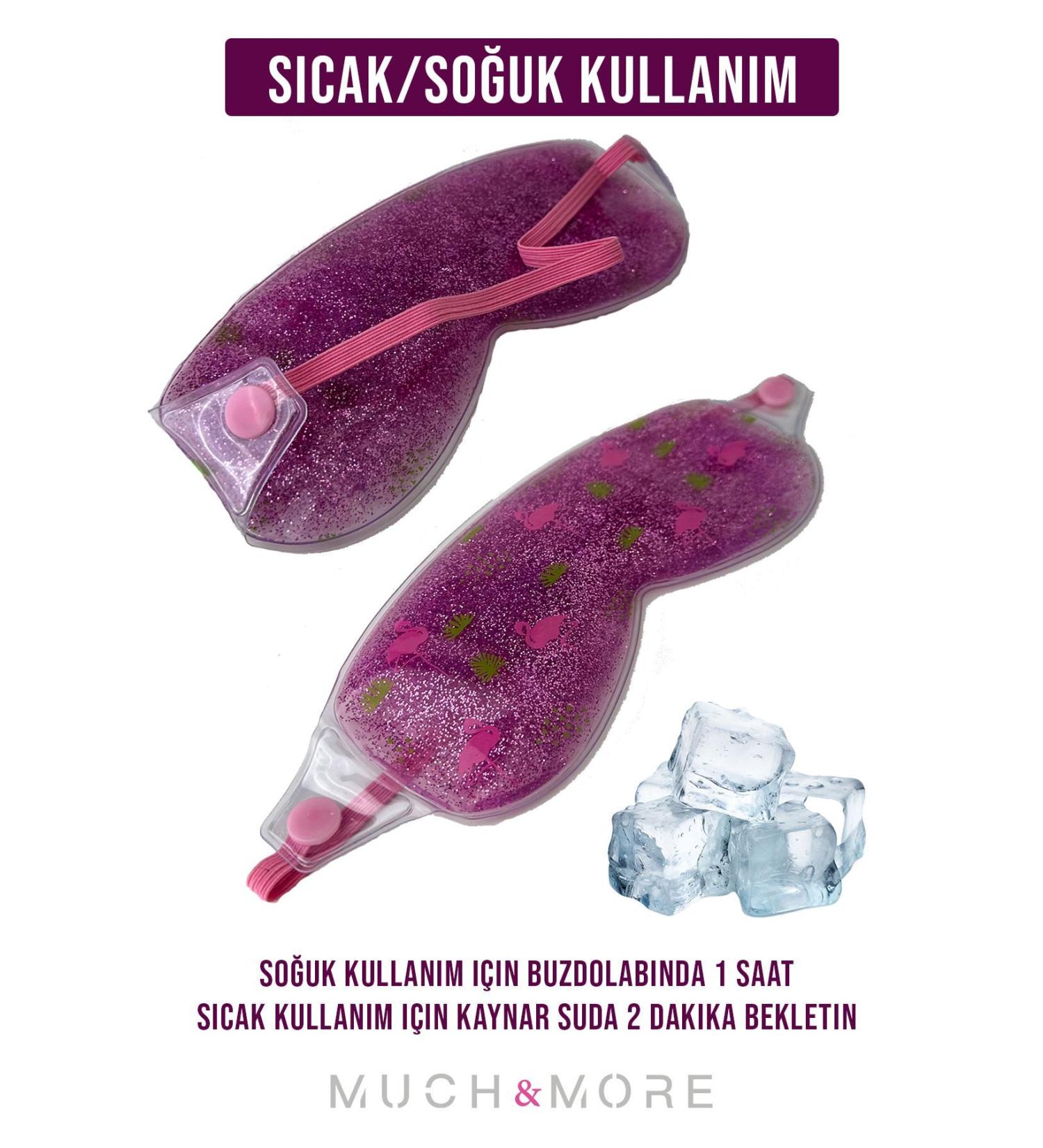 Much and More Glitter Ice Eye Mask Sinusitis Wrinkle Hot Cold Eye Relaxing Comfortable Sleep - Buy Online on GoSupps.com