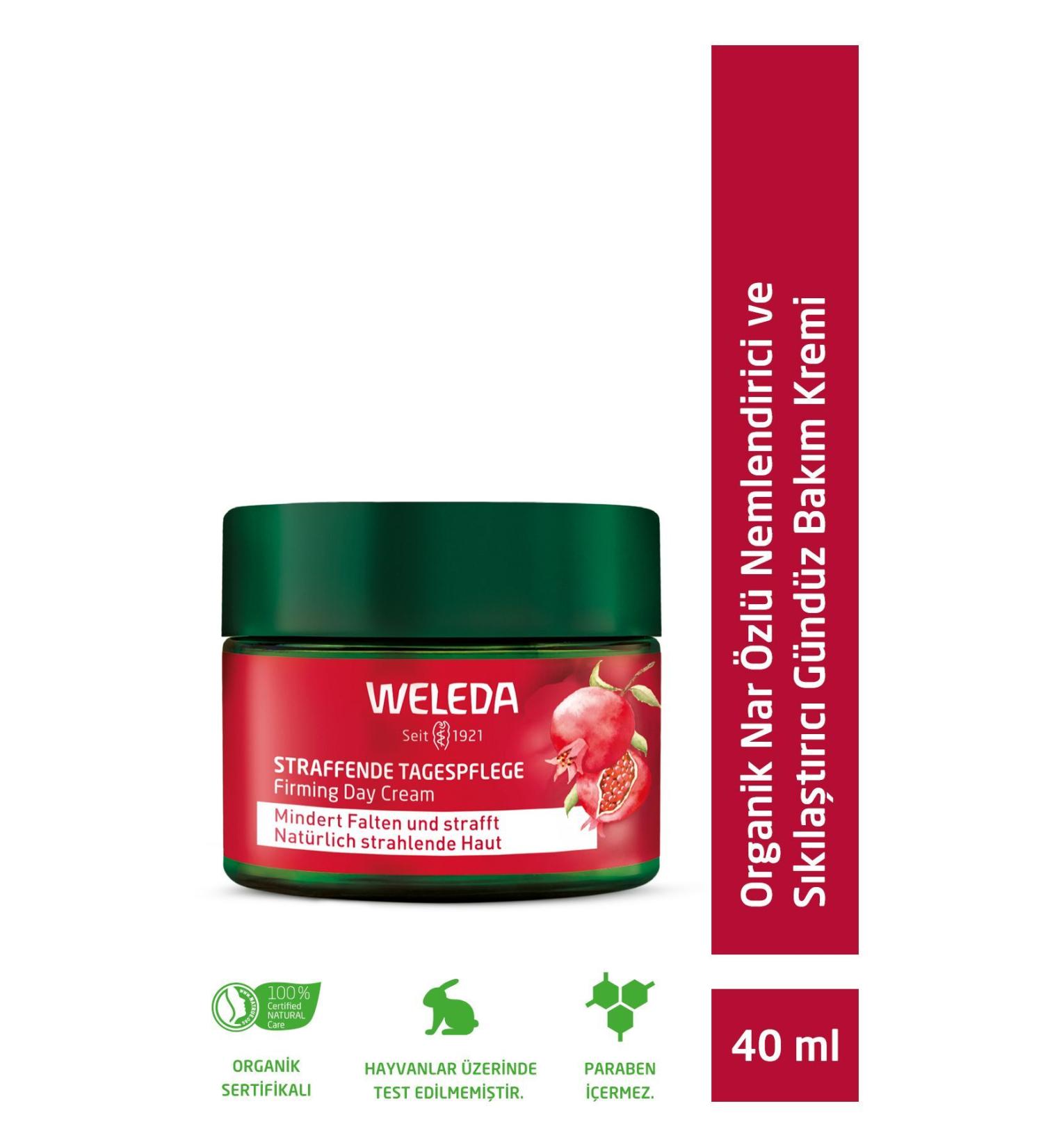Weleda Pomegranate & Maca Peptides Organic Pomegranate Firming Day Cream 40ml - Buy Online on GoSupps.com