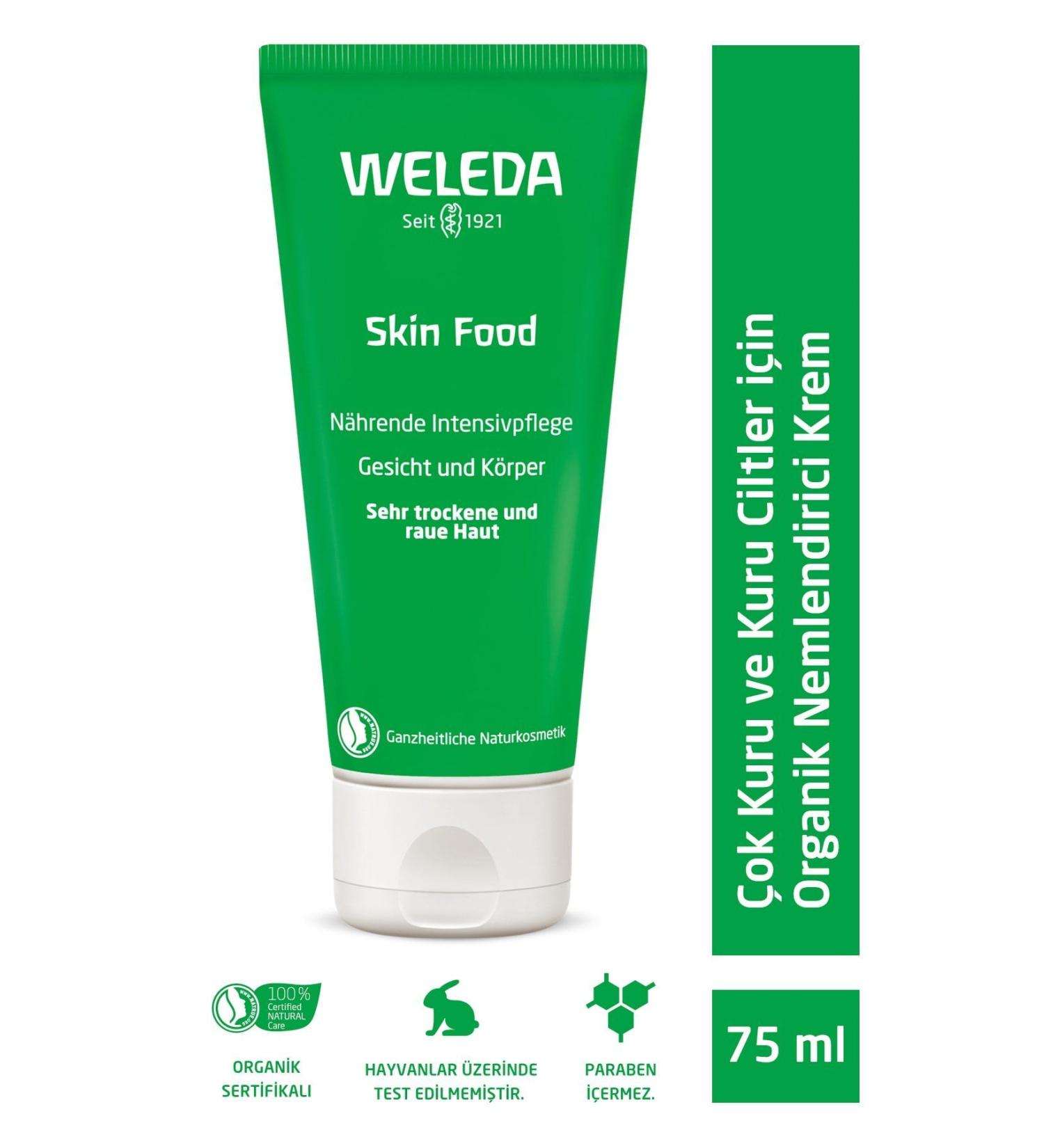 Weleda Skin Food Moisturizing and Nourishing Organic Care Cream 75 ml - For Very Dry and Dry Skin - Buy Online on GoSupps.com