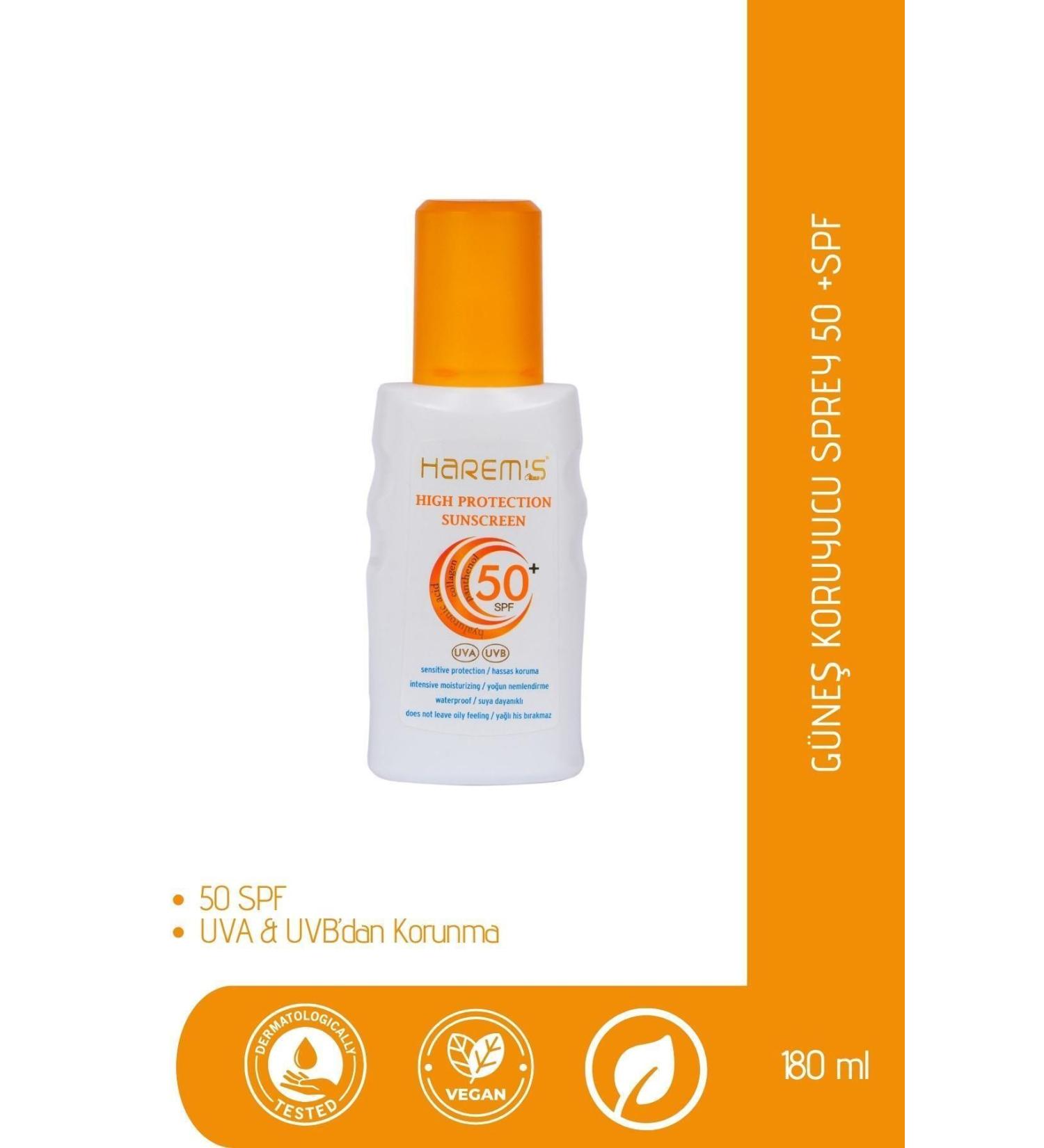 HAREM'S Sunscreen Protective Lotion 50 Spf 180 ml