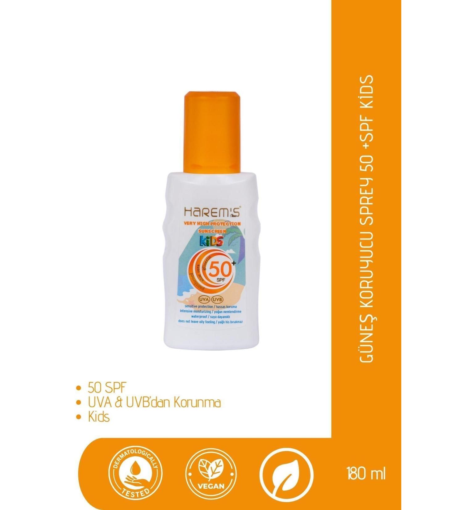 HAREM'S Sunscreen Protective Kids Lotion 50 Spf 180 ml