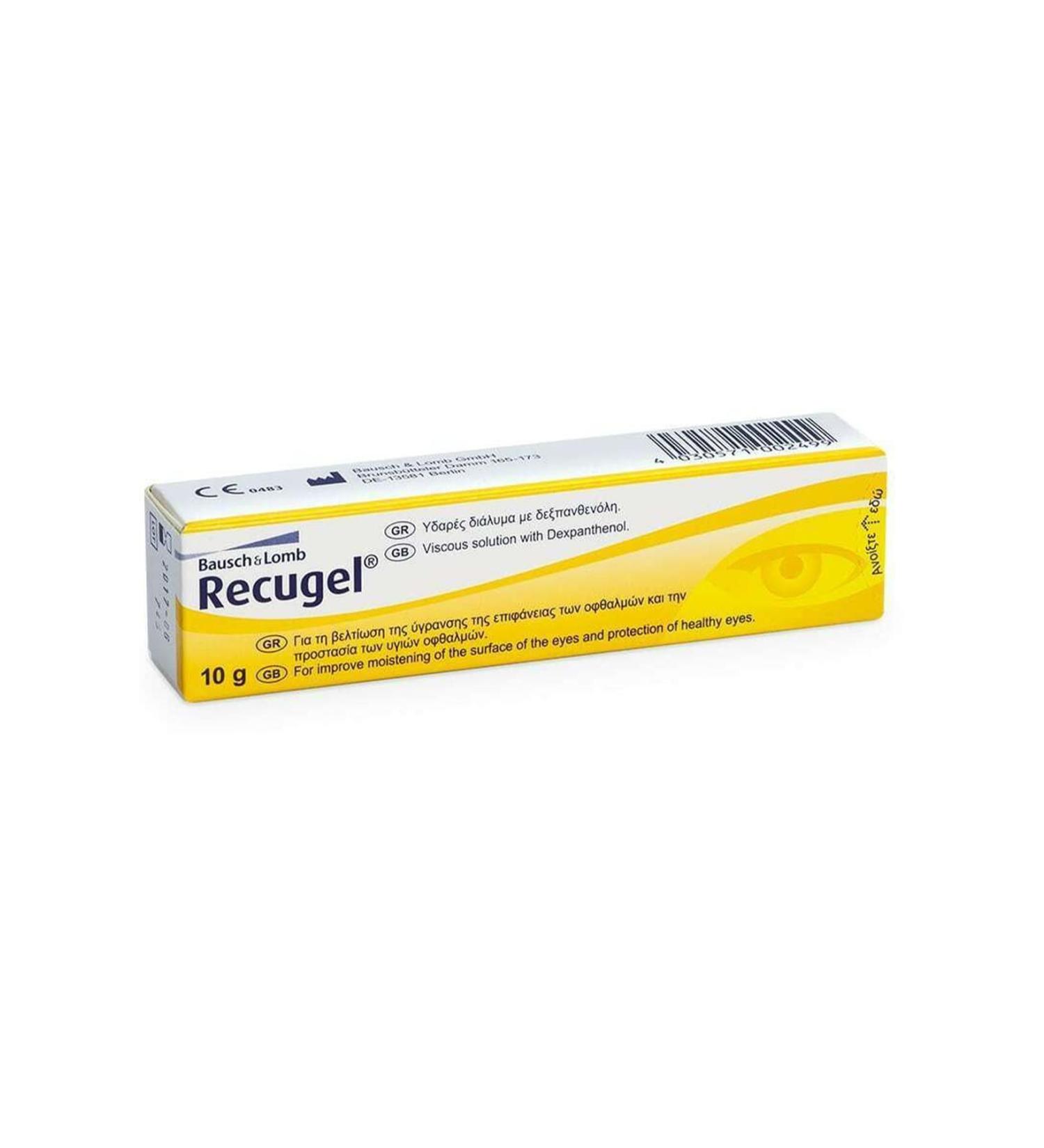 Bausch & Lomb Recugel 10 Gr Eye Gel