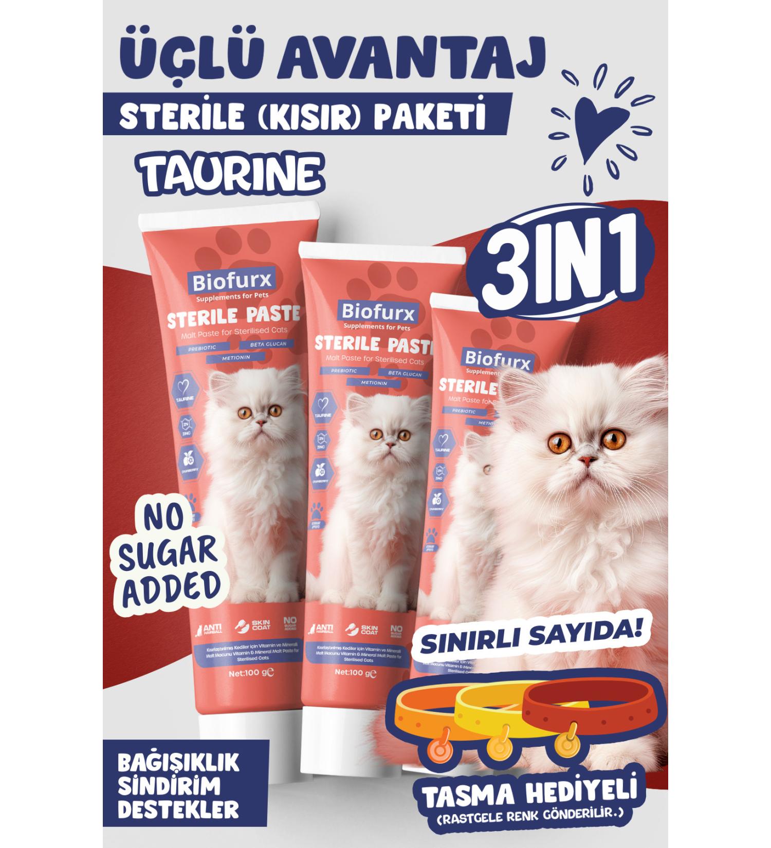 Biofurx Sterile Paste - Neutered Cat Malt Pack 3 Advantage Pack - Buy Online on GoSupps.com