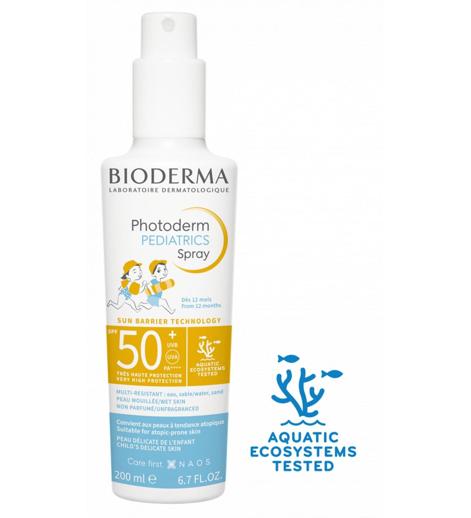 Bioderma Photoderm PEDIATRICS Spray SPF50+ Sunscreen for Children 200ml - Buy Online on GoSupps.com