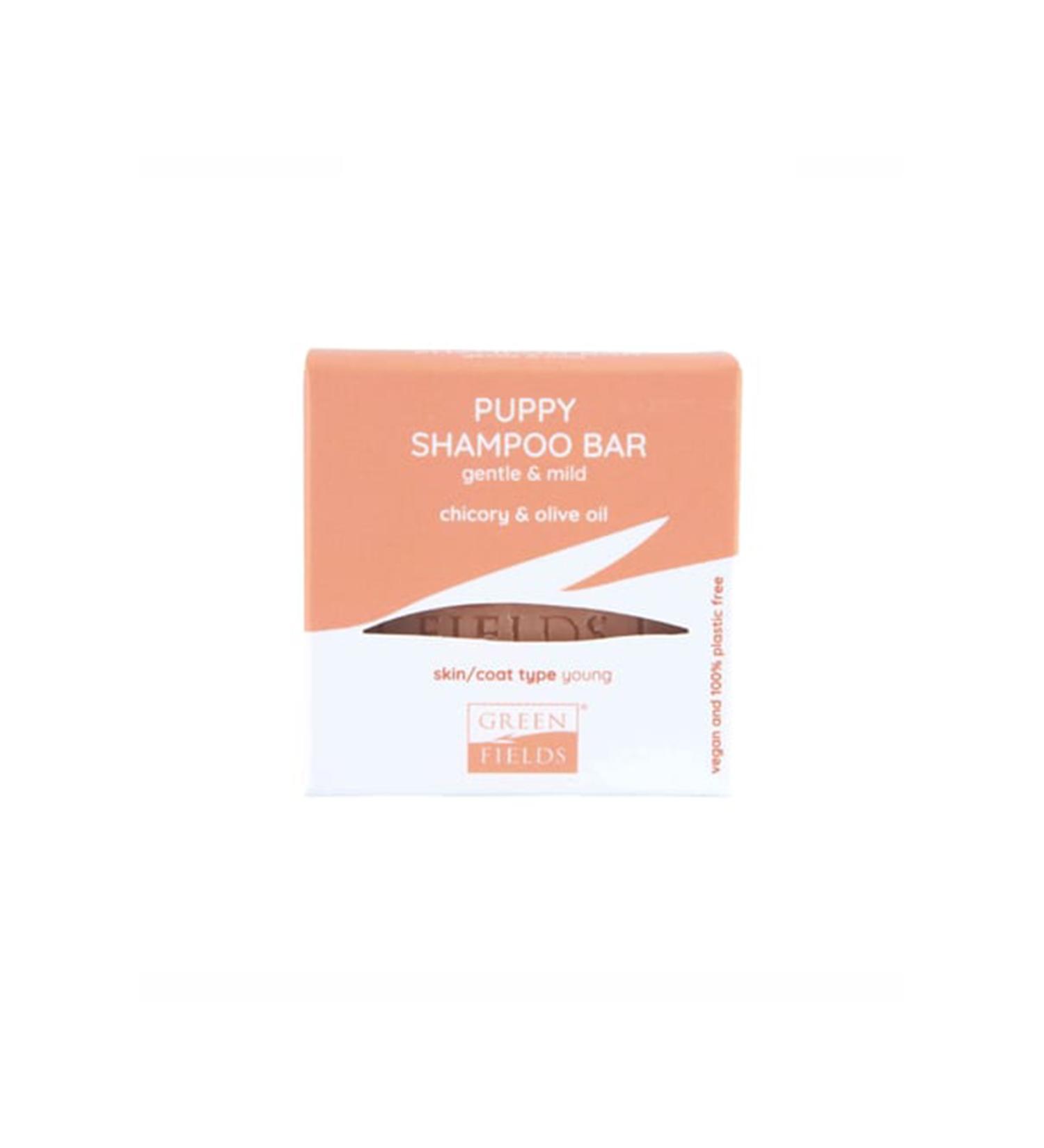 Green Fields Greenfields Puppy Shampoo Bar - Soap with Chicory and Olive Oil for Puppies 70gr