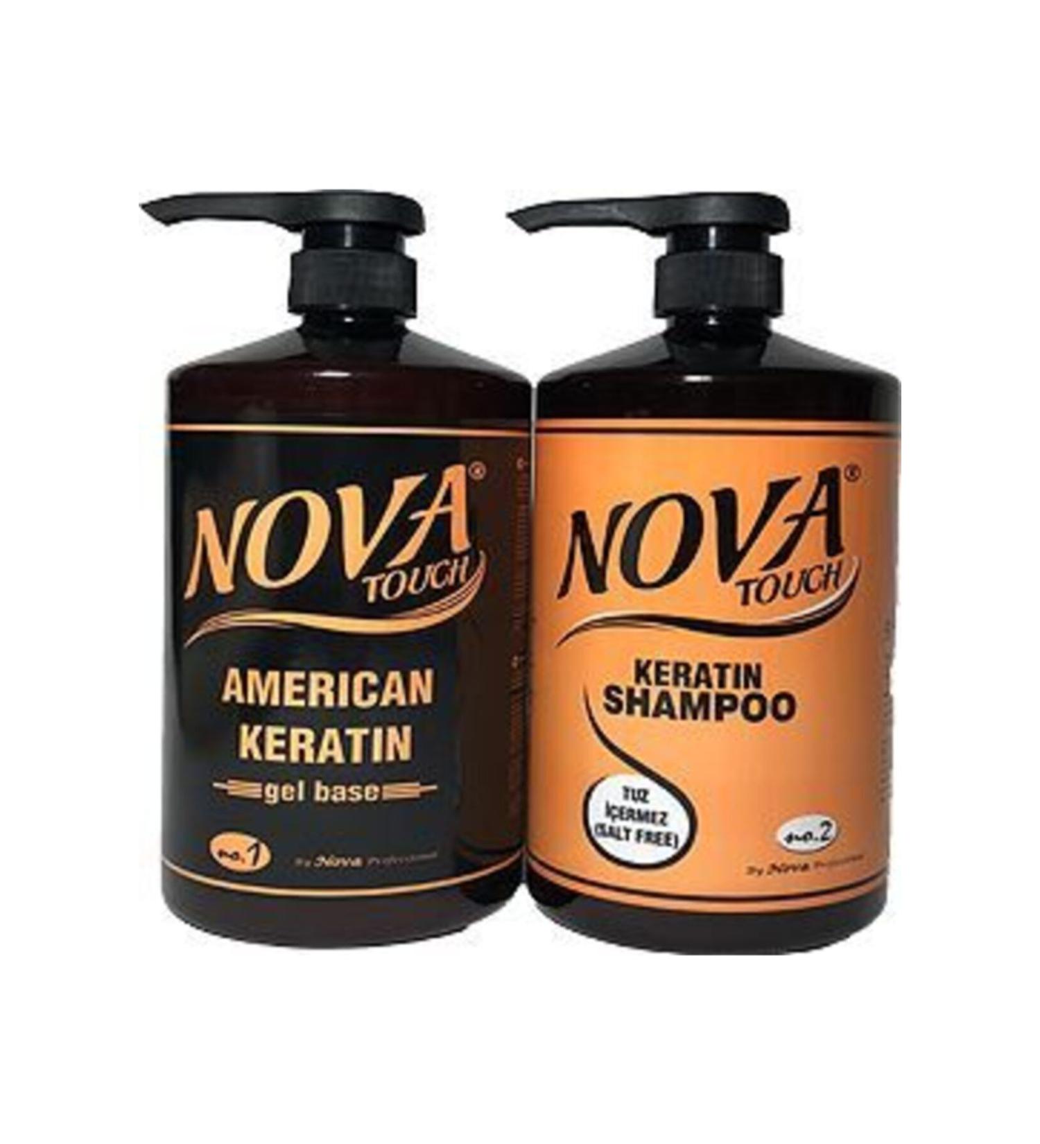 Nova Touch 1000 ml Shampoo and Keratin