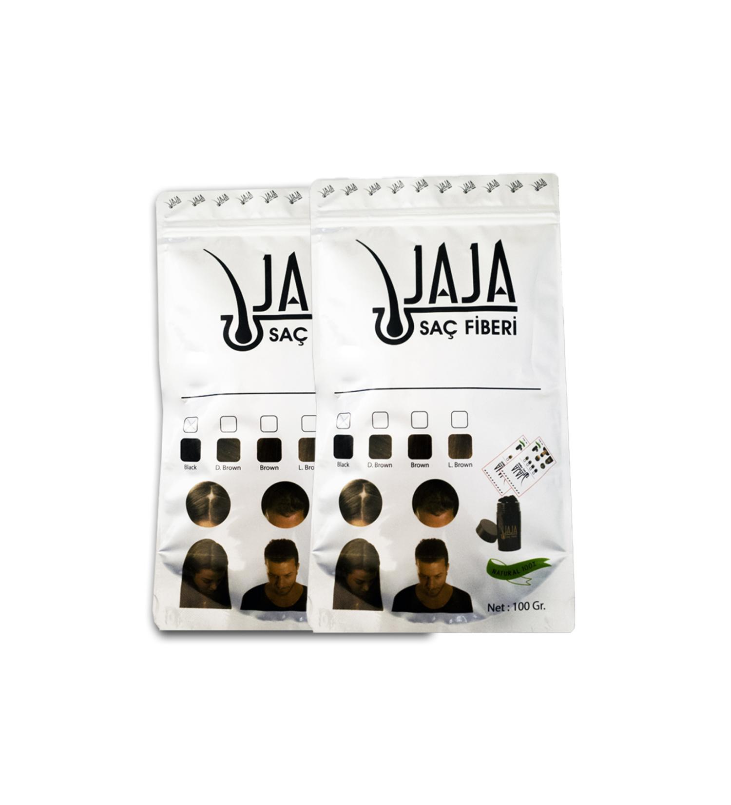 Jaja 200 gr Light Brown Hair Fiber Hair Powder Topik