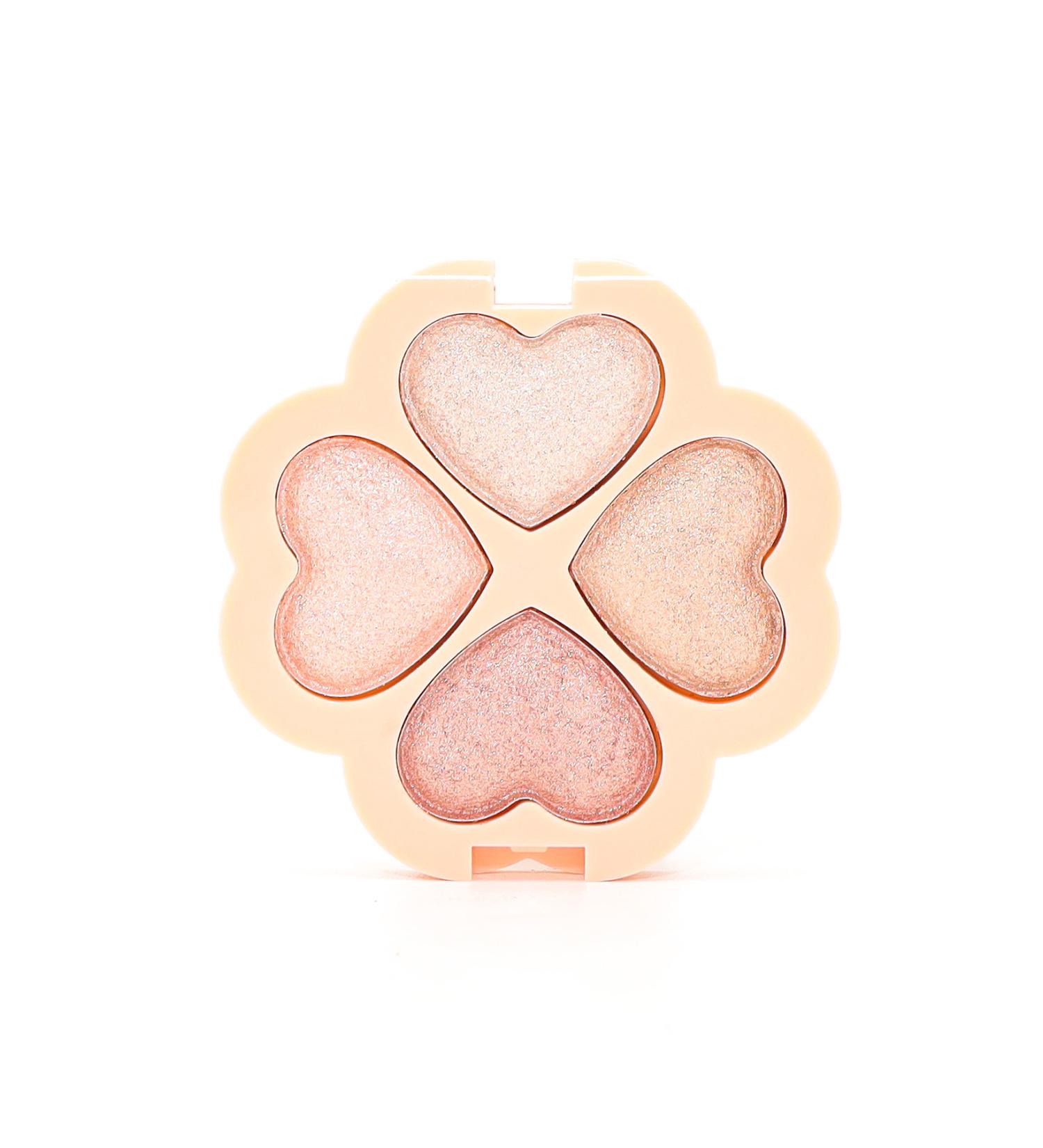 Roesia Rose Cosmetics Rose Bright 4-Pack Baked Highlighter Palette
