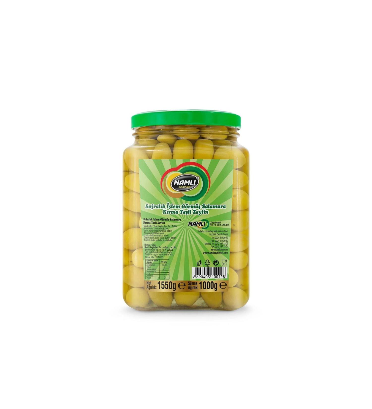 Naml Village Natural Green Olives 1000 G