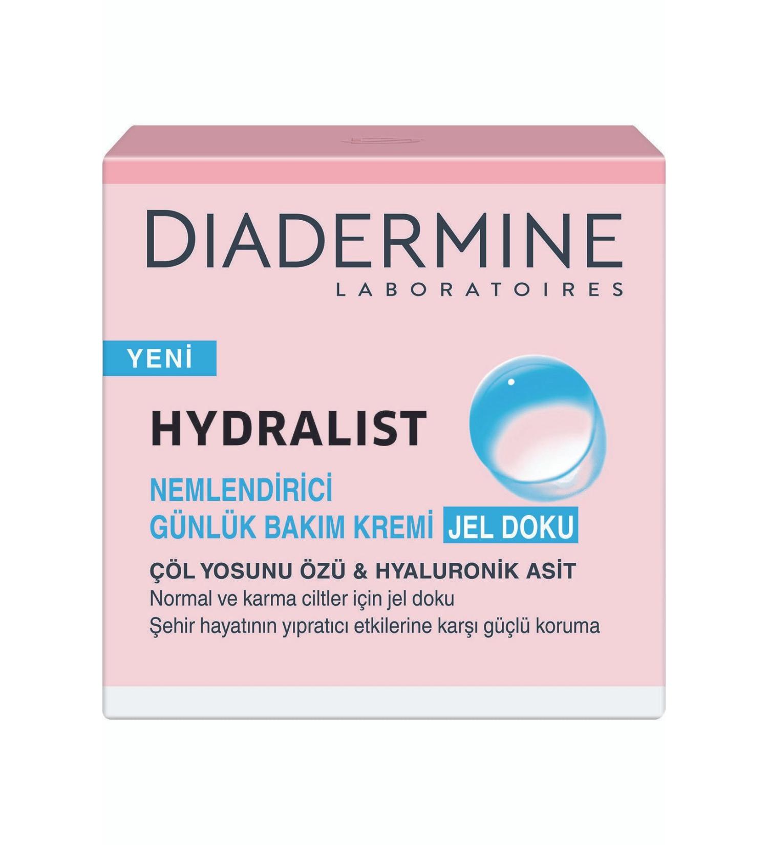 Diadermine Diadermine Hydralist Moisturizing Care Cream Gel Texture 50 Ml