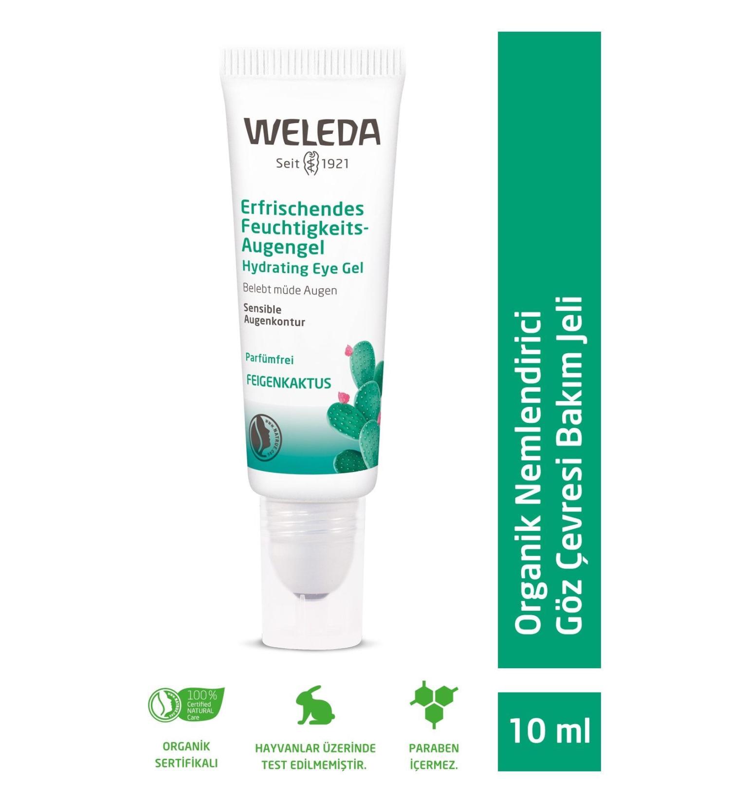 Weleda Cactus Organic Moisturizing Eye Contour Gel 10ml - Buy Online on GoSupps.com