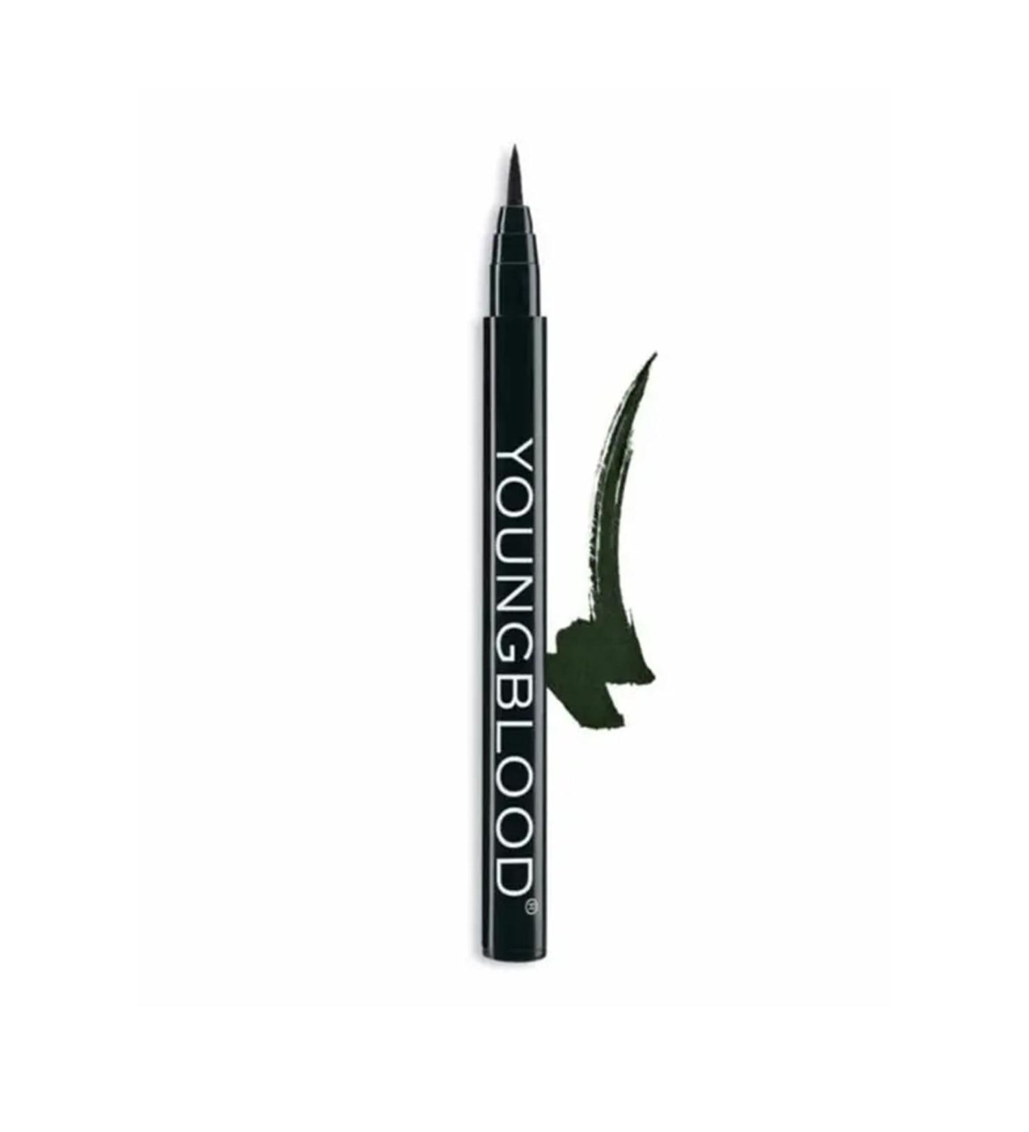 Youngblood Liquid Liner Pen Liquid Form Eyeliner 0.59 ml Verde Green