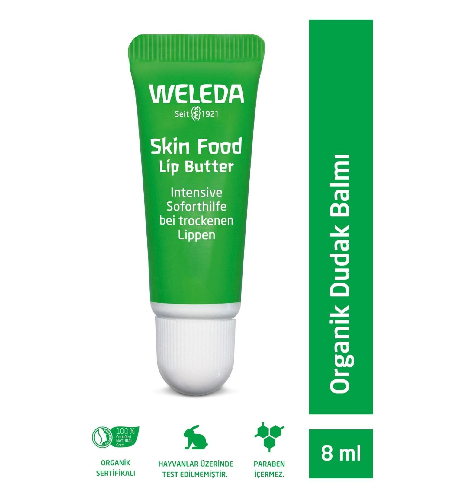 Weleda Skin Food Organic Nourishing Lip Balm 8 ml - Buy Online on GoSupps.com