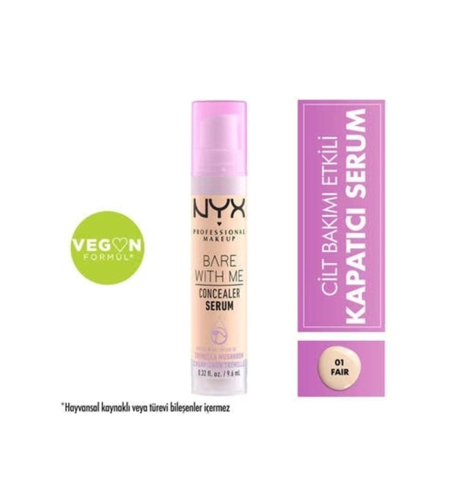 NYX Professional Makeup With Me Concealer Serum 01 Fair