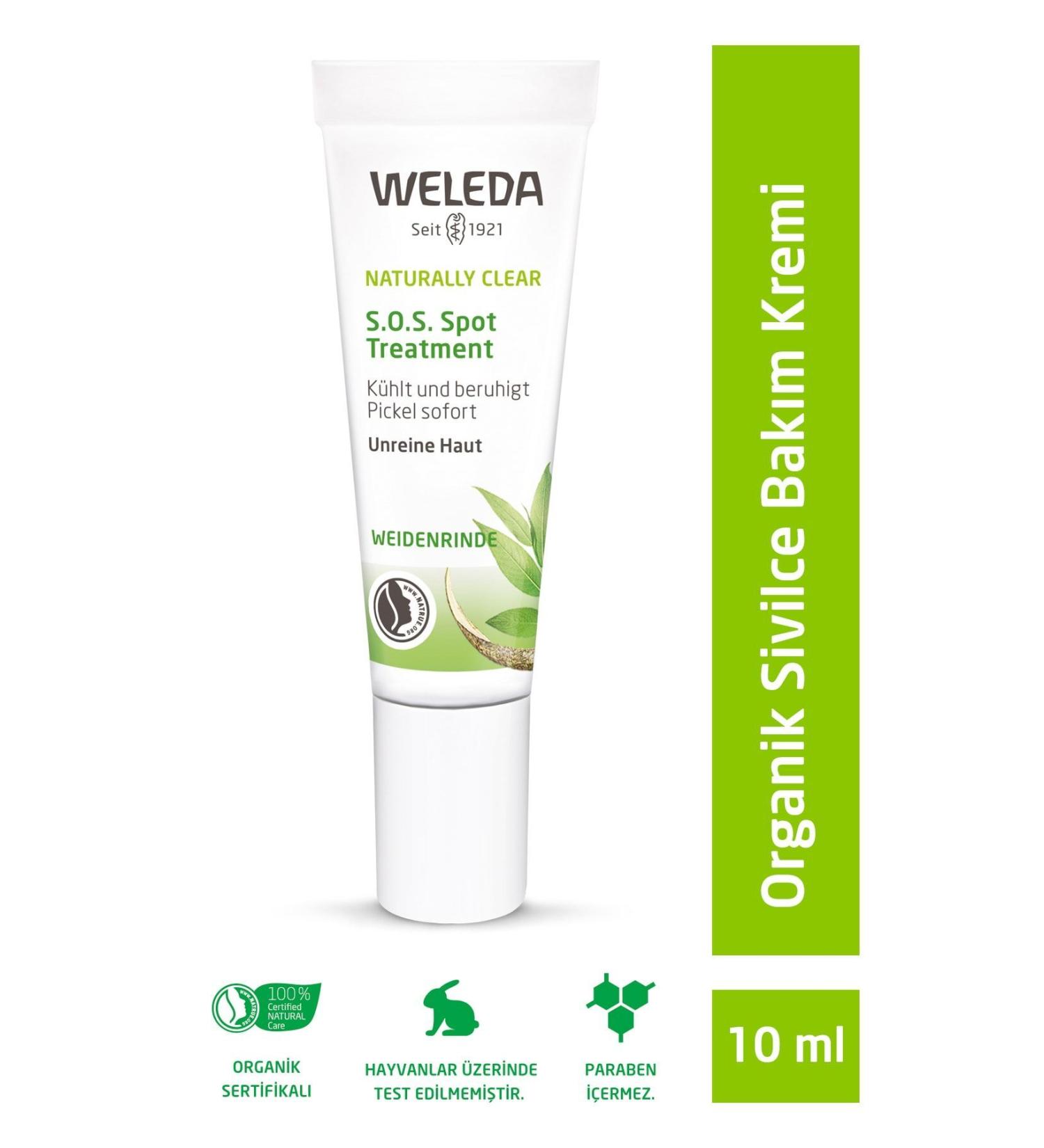 Weleda Naturally Clear Organic Acne Care Cream 10 ml - Buy Online on GoSupps.com