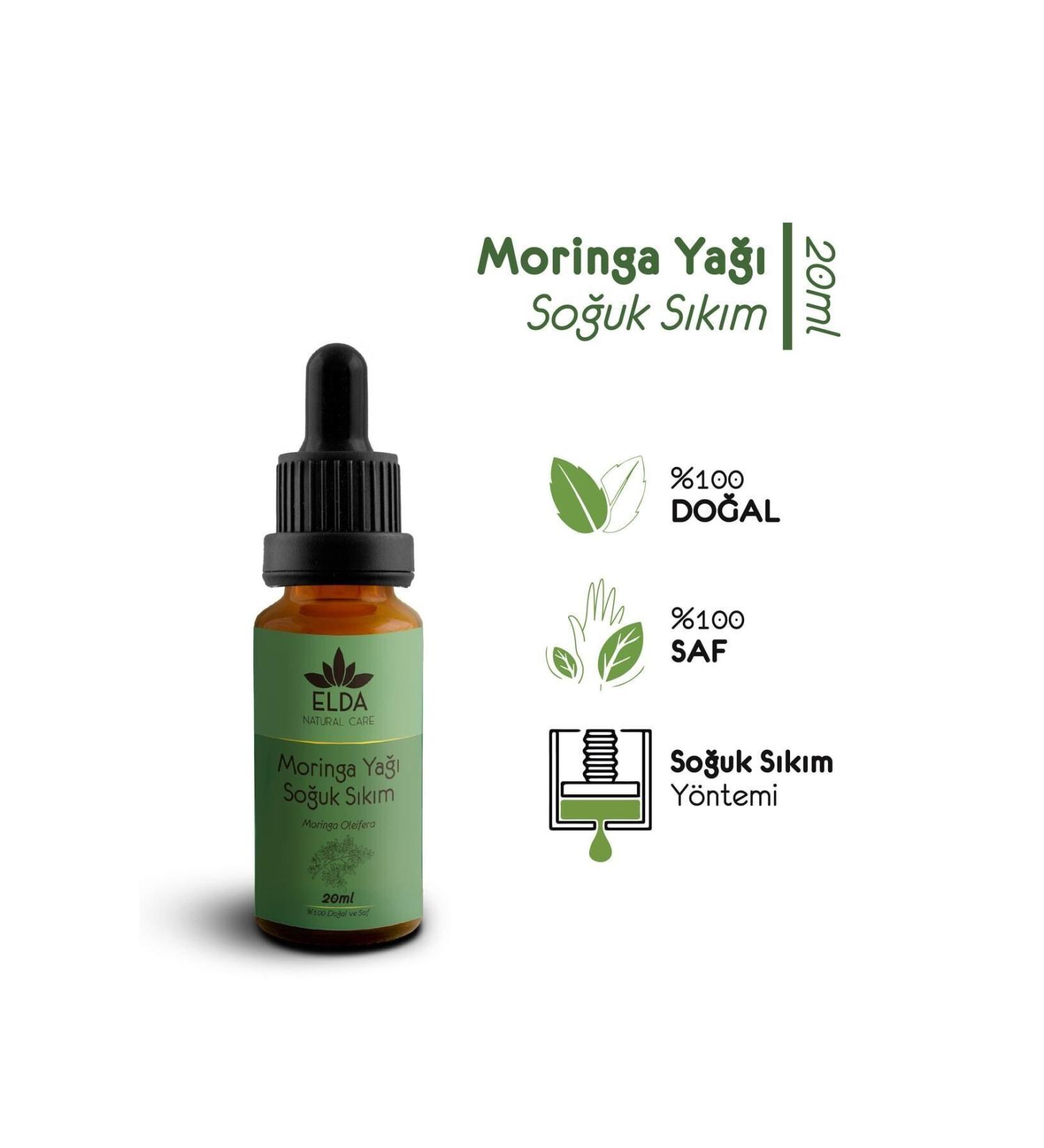 EldaNaturalcare Moringa Oil Cold Pressed 20ml