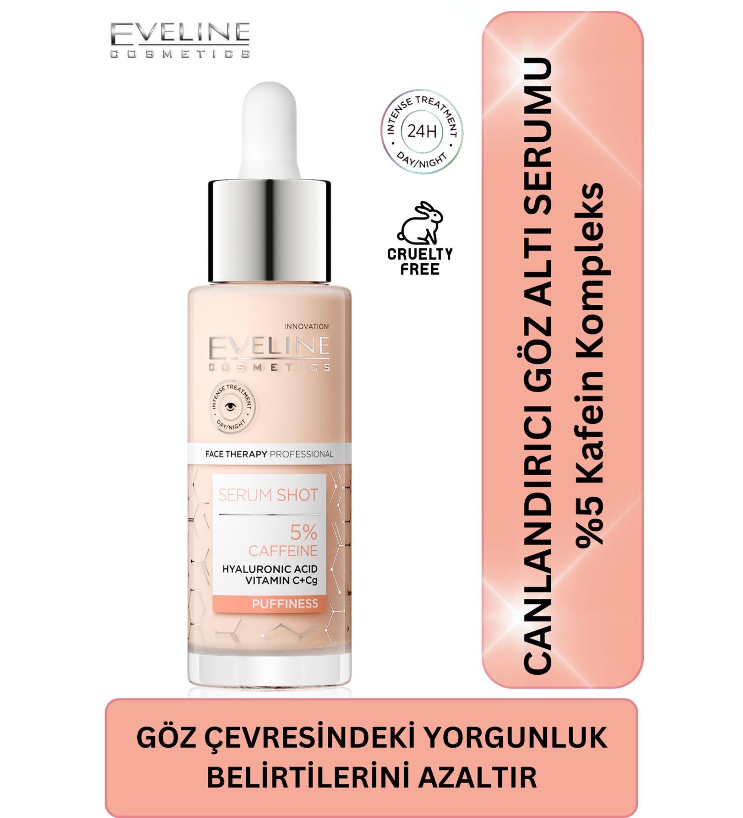 Eveline Cosmetics Eye Contour Revitalizing 5% Caffeine Complex Serum 30 ml - Buy Online on GoSupps.com