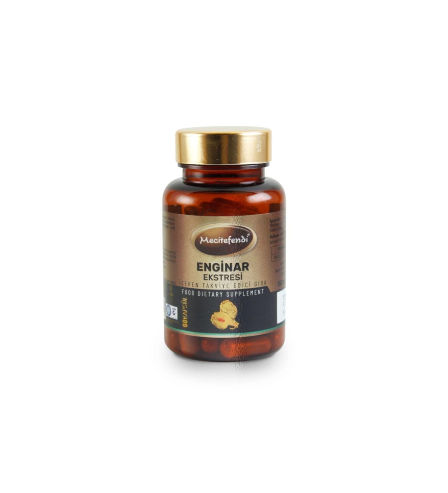 Mecit Efendi Supplementary Food Containing Artichoke Extract (60 Capsules * 860mg)
