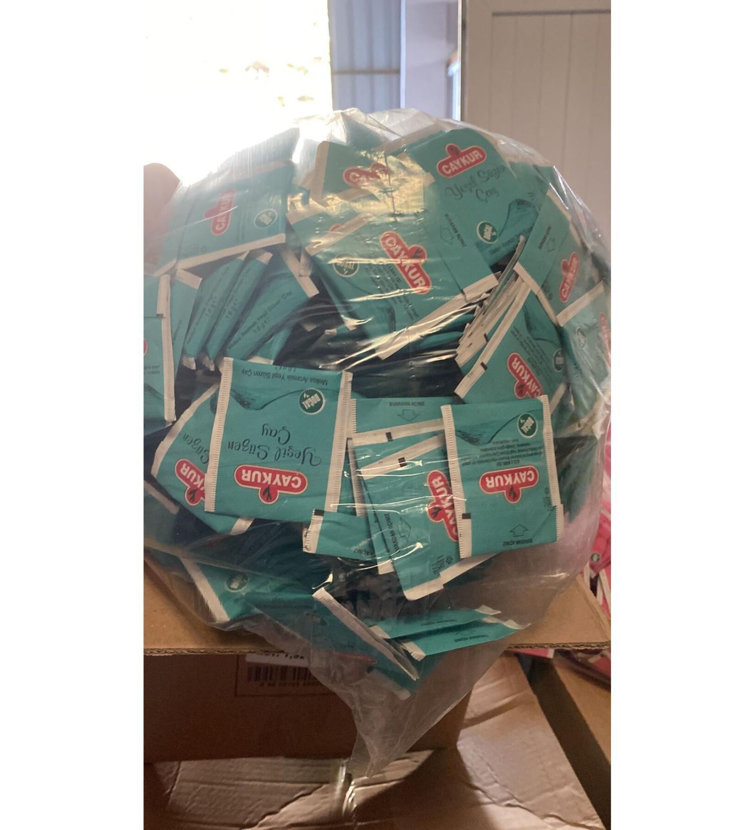 aykur Green Tea Cup Tea Bag (With Melissa) 1200 pieces (1 BOX)