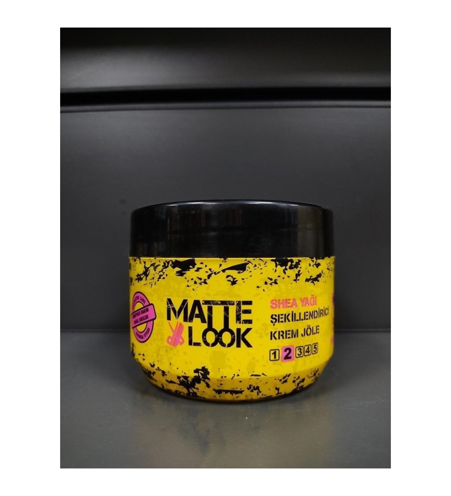 Matte Look Shea Butter Styling Cream Gel No: 2 -300ml..keuskozmetik