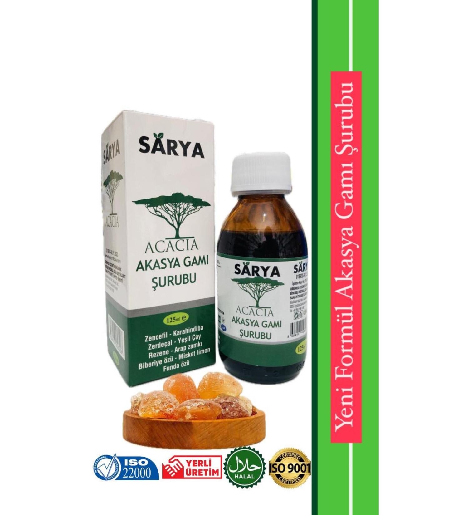 SARYA Acacia Acacia Gum Syrup 125 ml