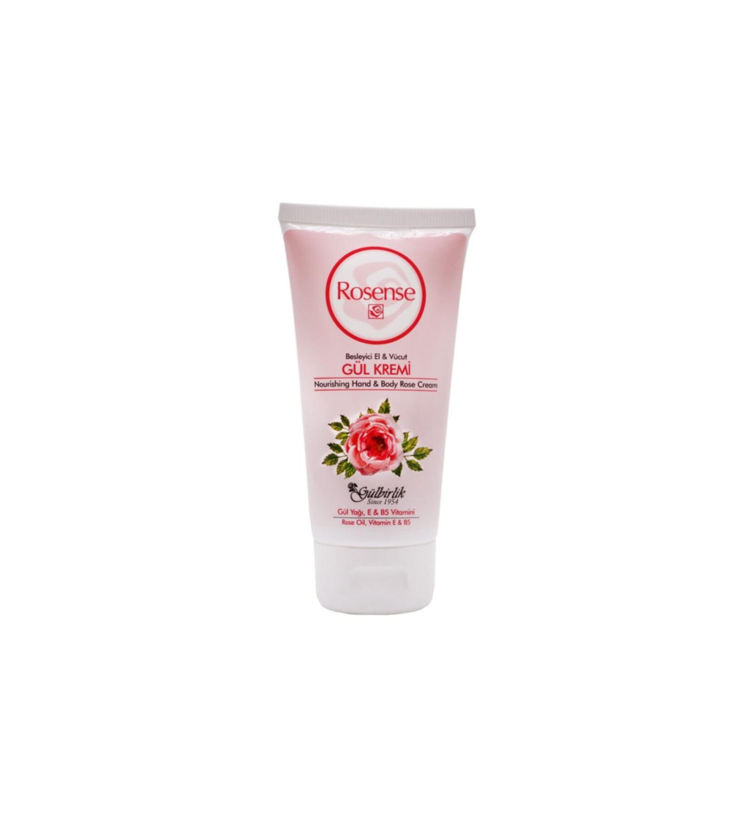 Rosense Nourishing Hand & Body Rose Cream 75ml