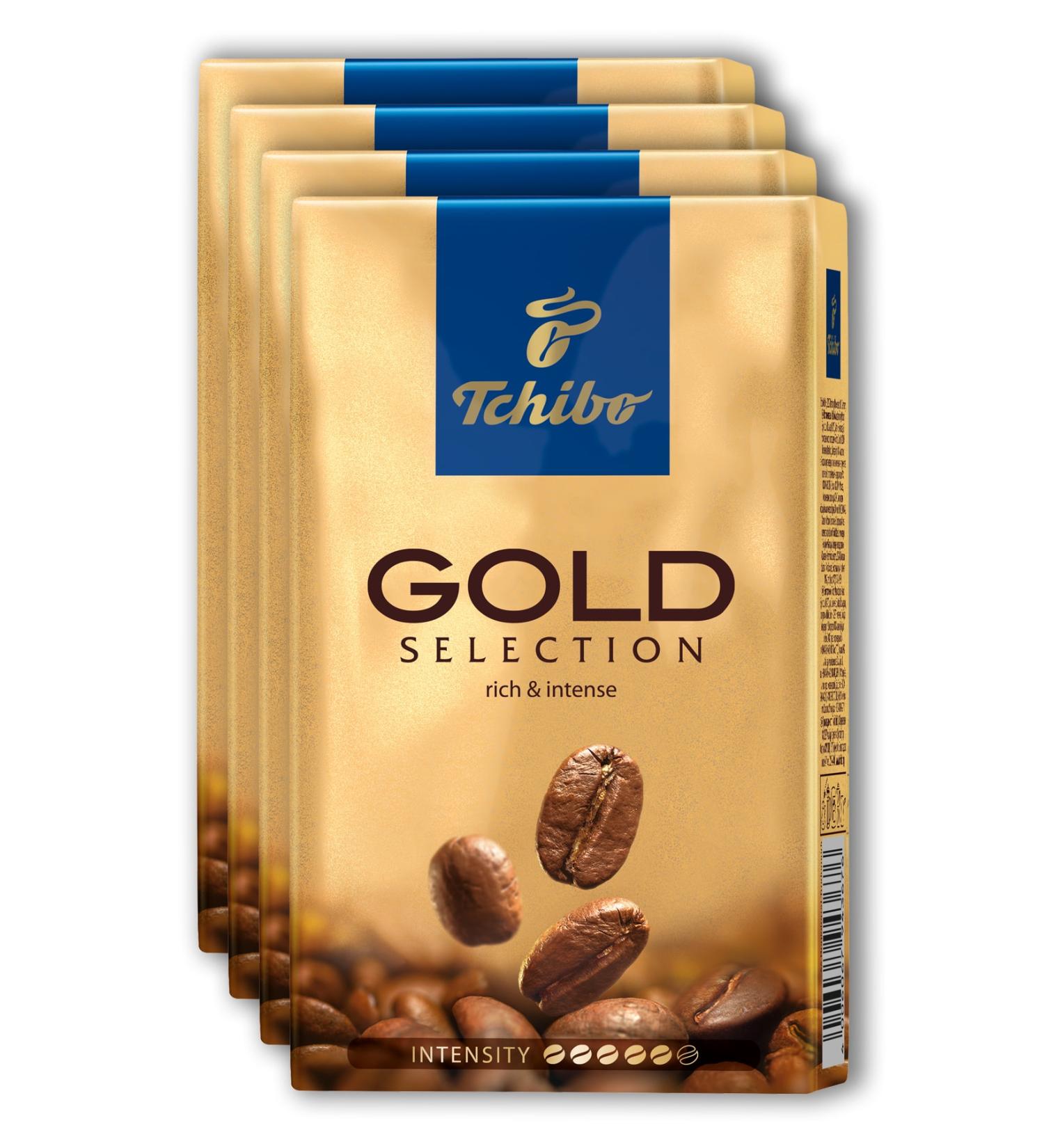 Tchibo Gold Selection Ground Filter Coffee 4 x 250 gr