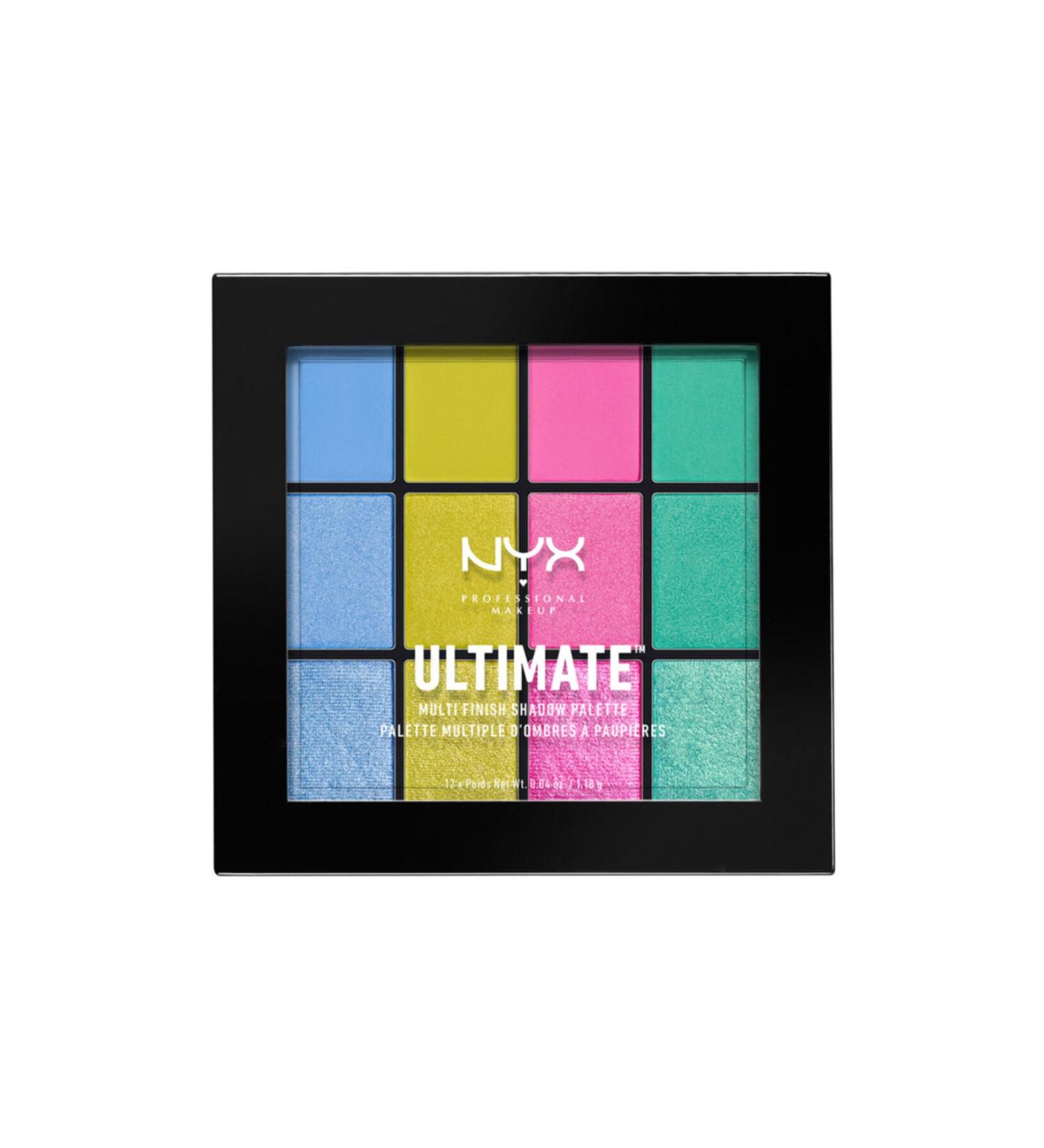 NYX Professional Makeup Eyeshadow Palette - Ultimate Multi Finish Shadow Palette Electric 800897096465 - Buy Online on GoSupps.com