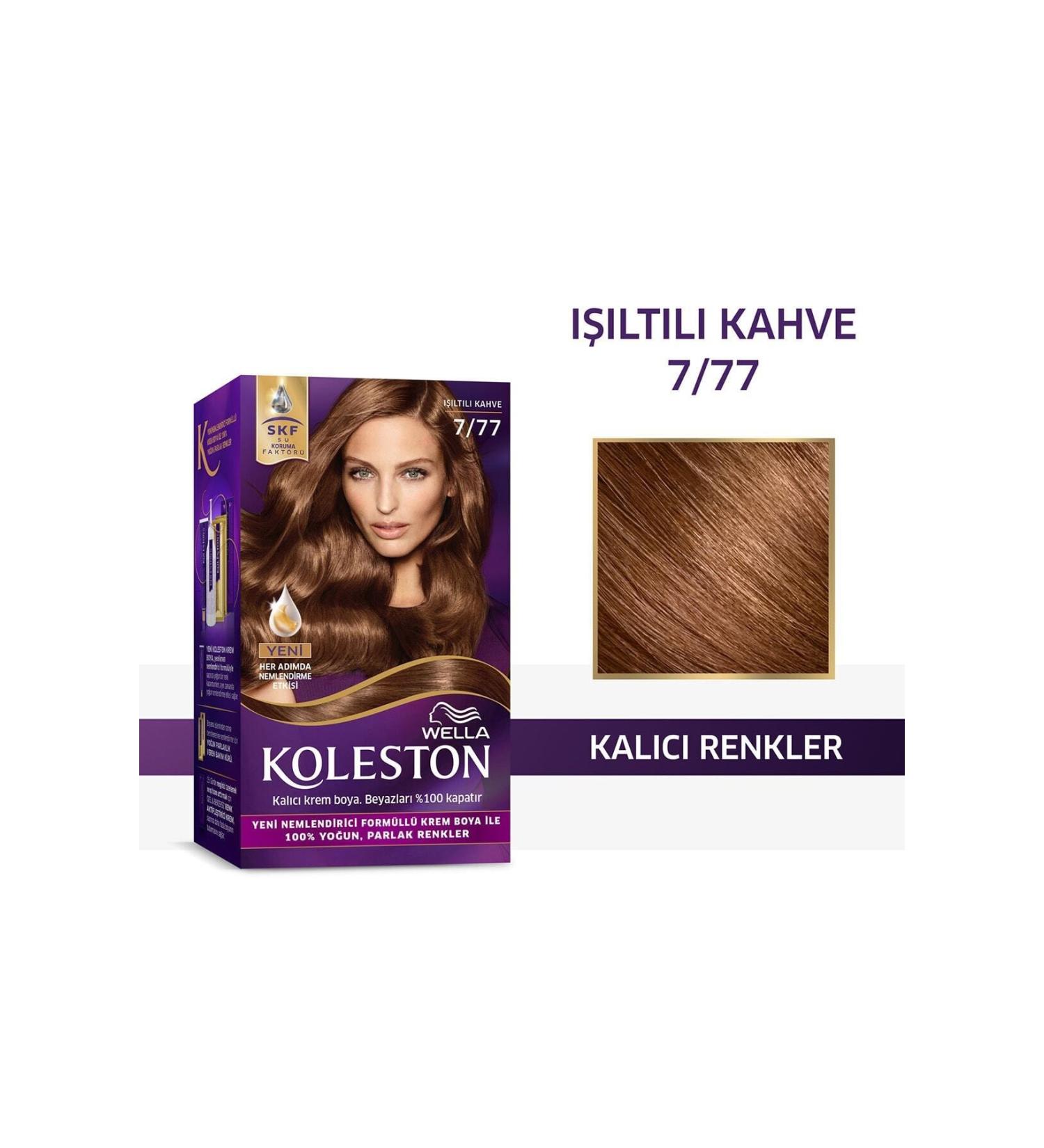 Wella Kit 7/77 Sparkling Brown