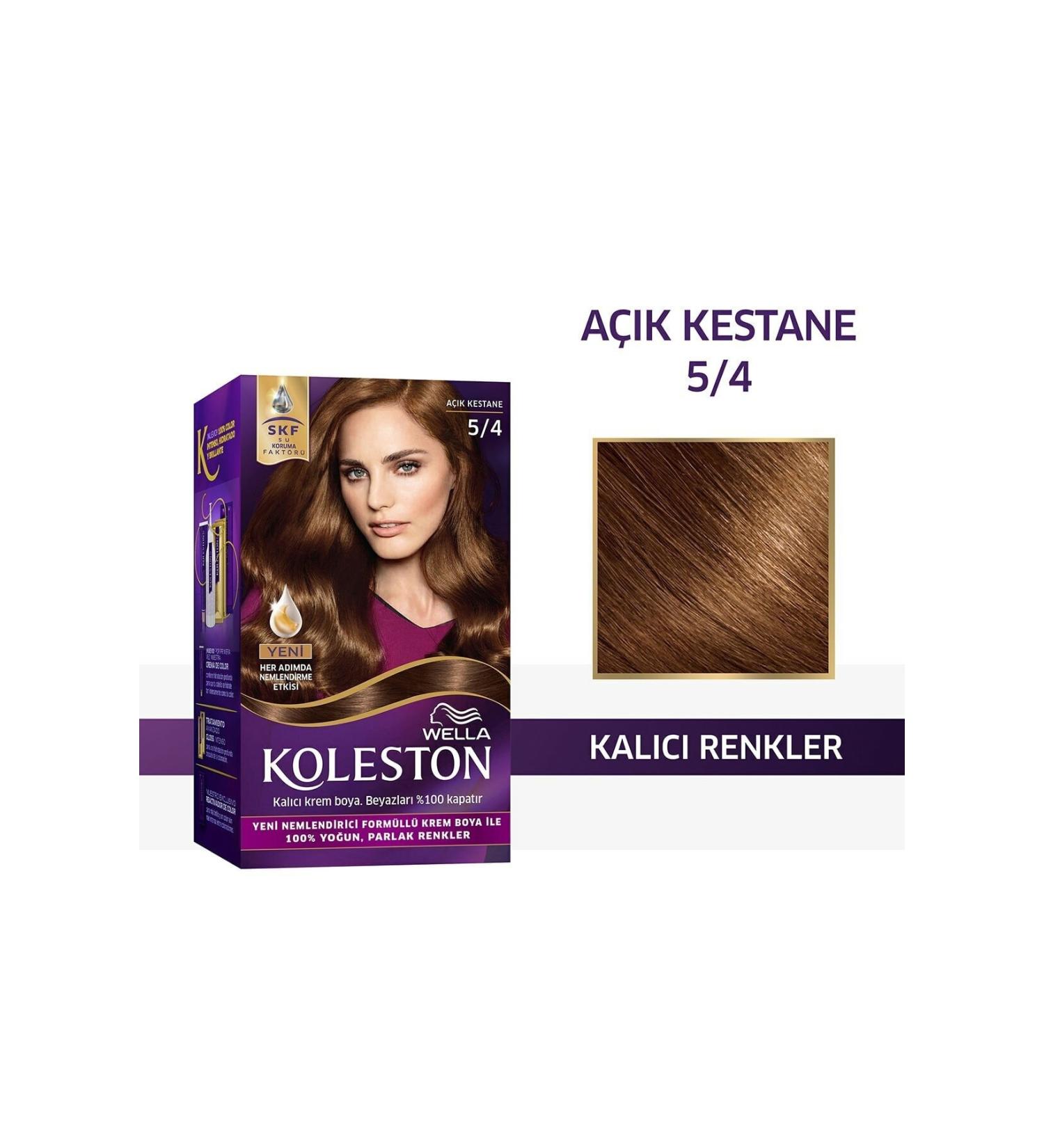 Wella Wella Kit Hair Dye 5/4 Light Chestnut Hair Dye