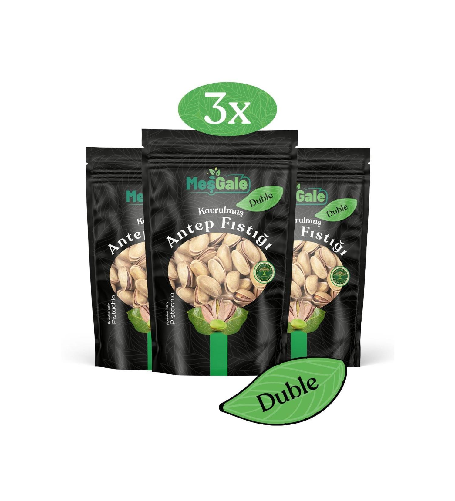 Me gale Salted Roasted Pistachios (double) 3x1 3 kg