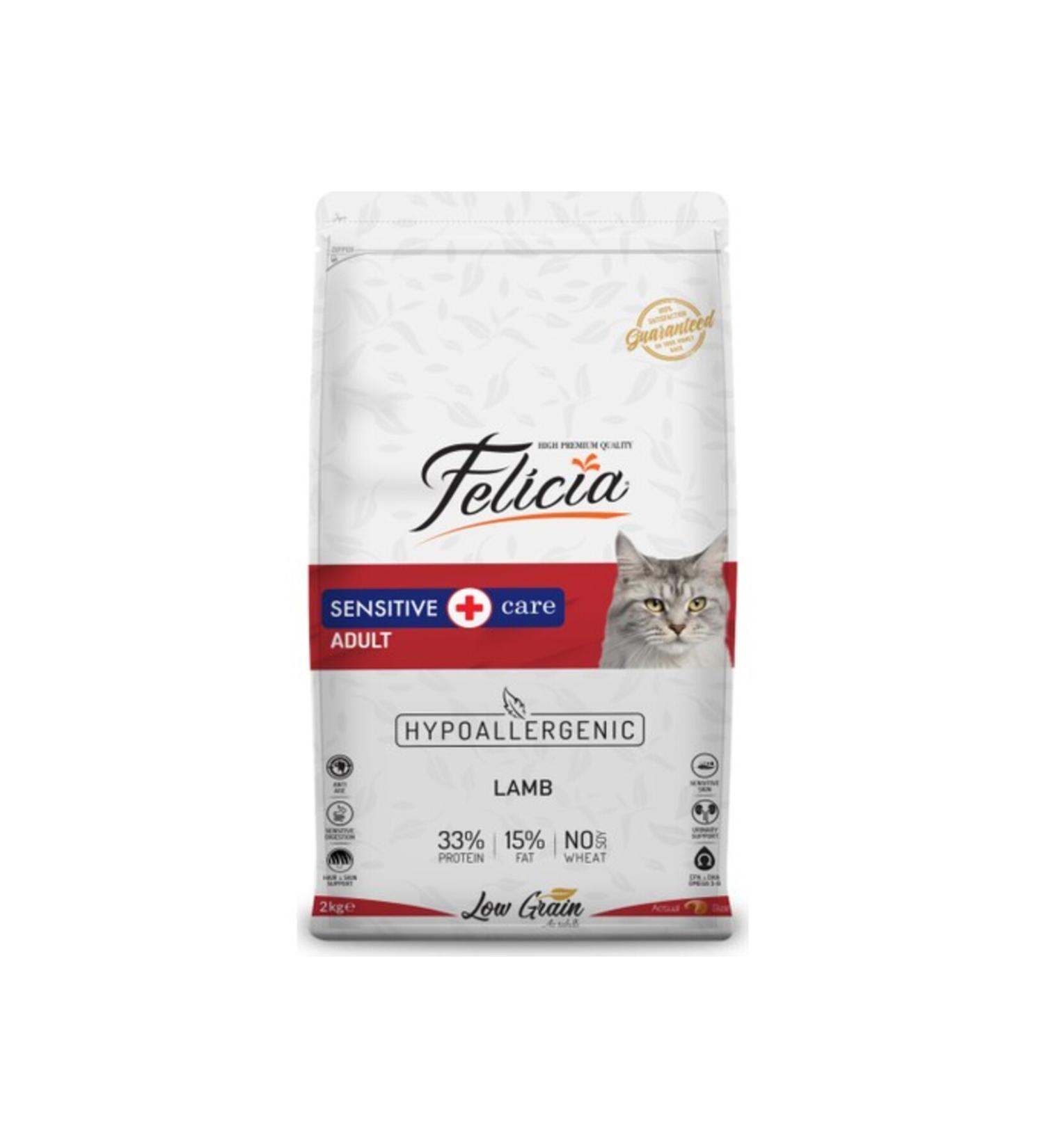 Felicia Low Grain Lamb Adult HypoAllergenic Cat Food 12 Kg